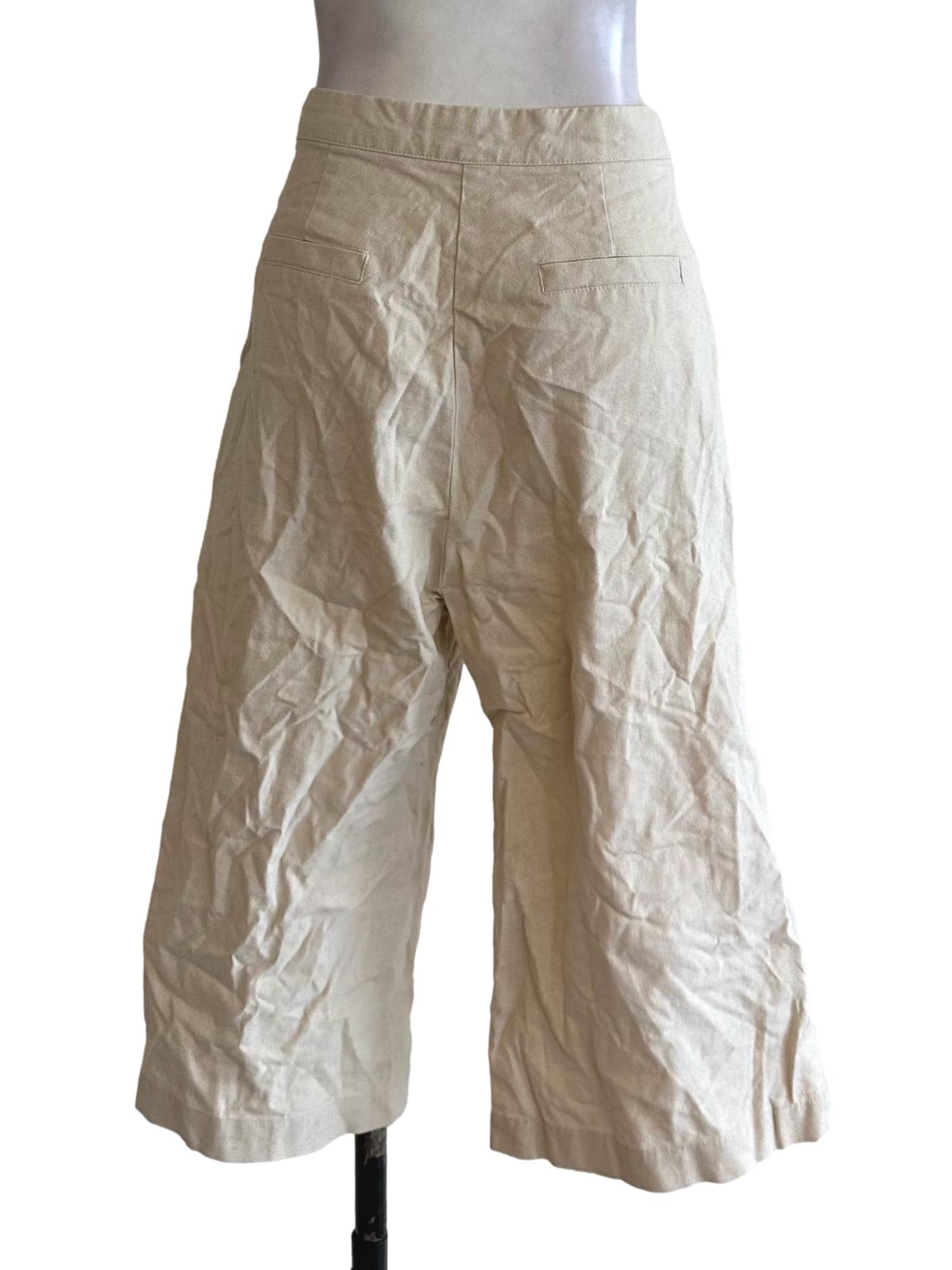 Sand Beige Strap Culottes