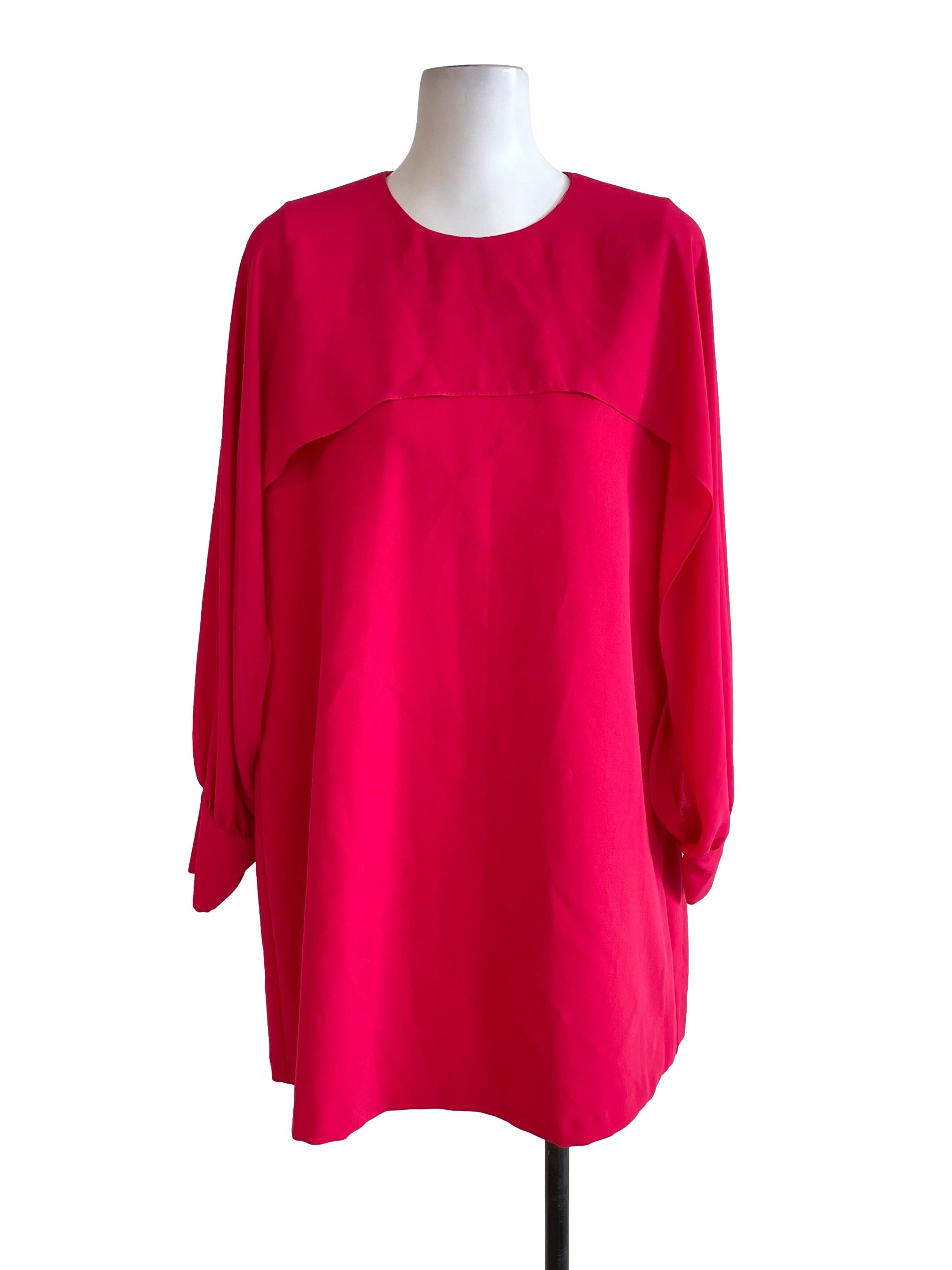 Warm Magenta Tent Dress