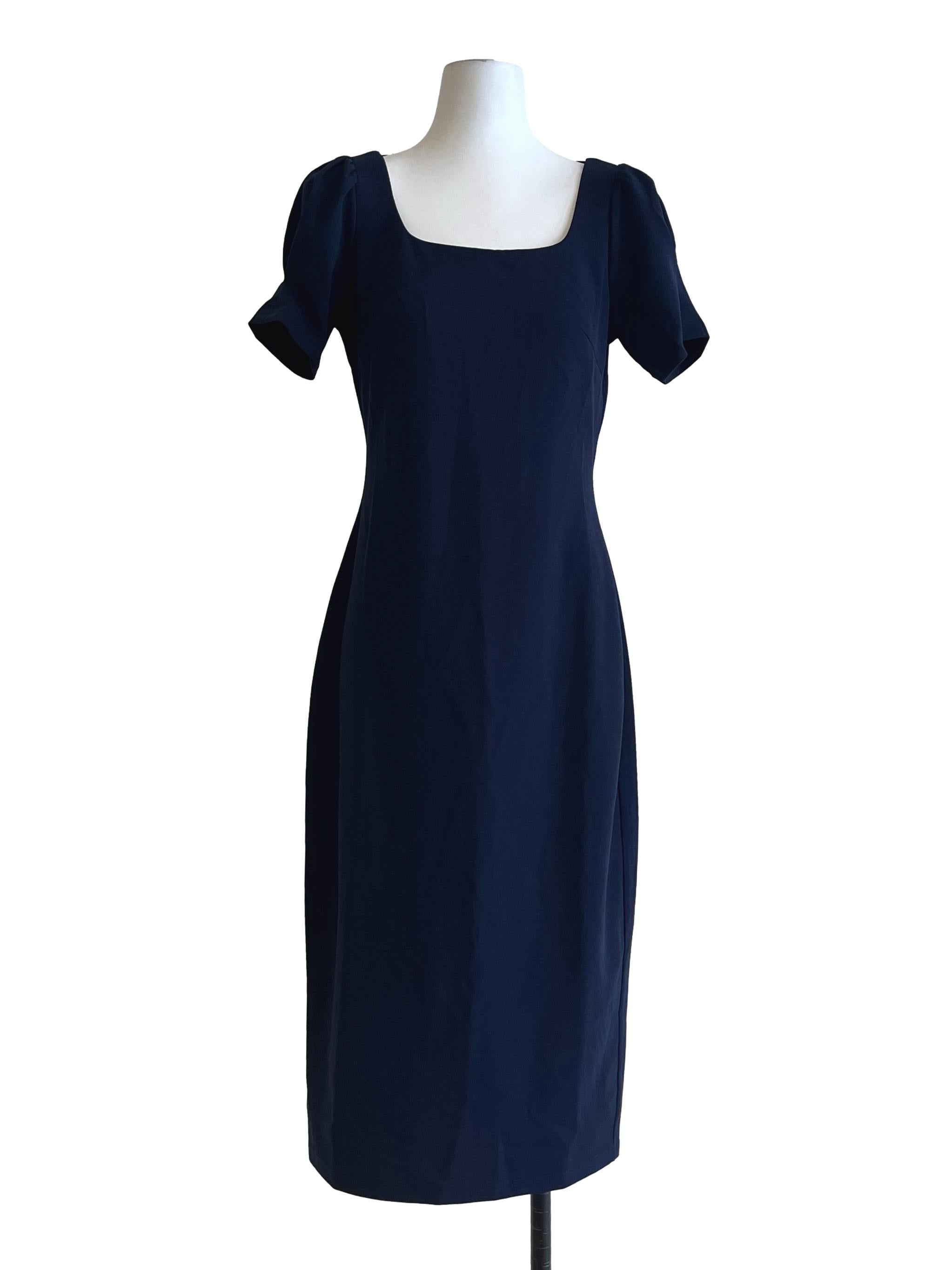 Peacock Blue A-Line Dress