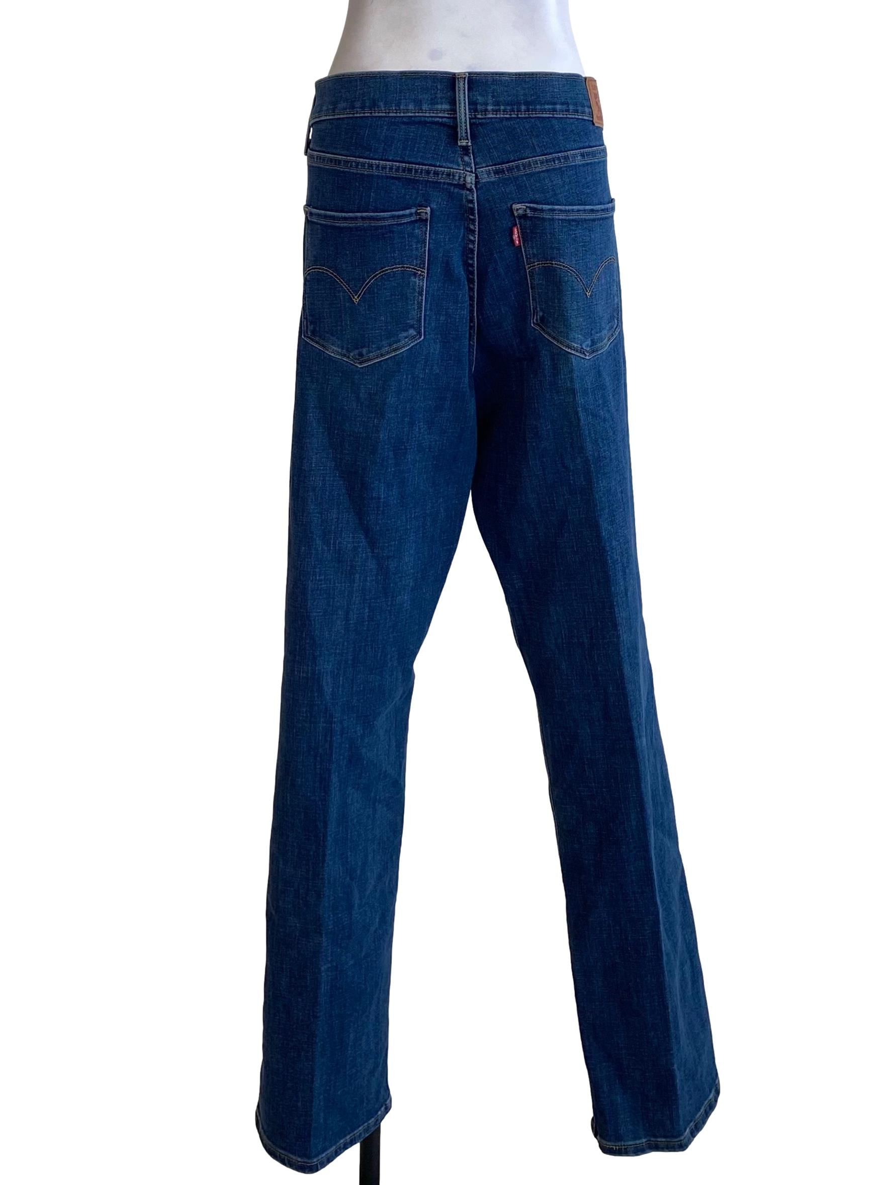 Denim Blue Straight Jeans