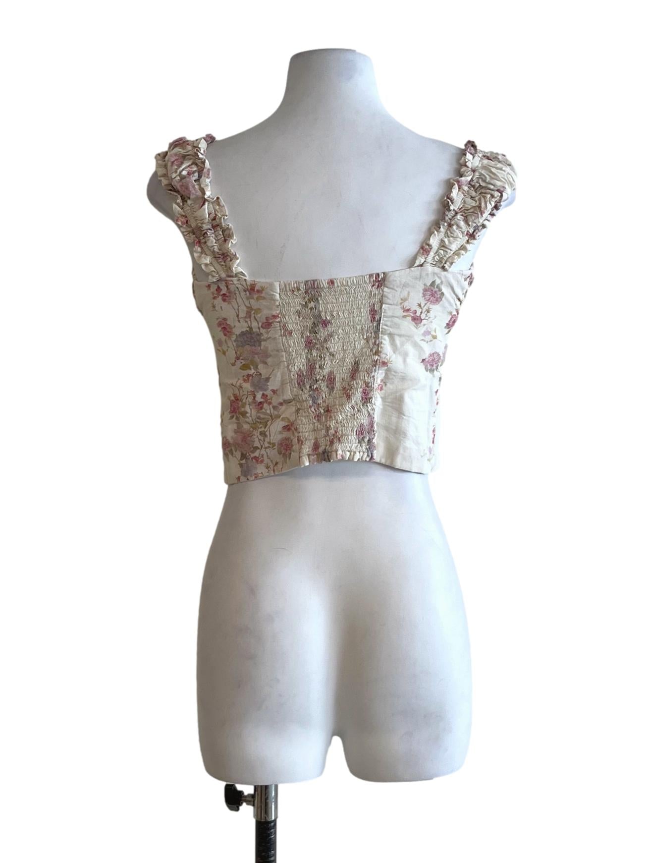 Buttermilk Floral Blouse