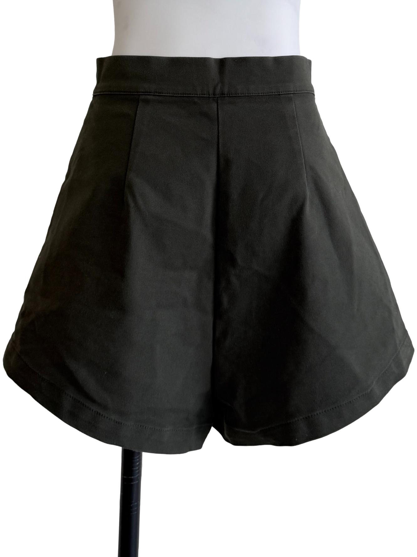 Seaweed Green Relaxed Shorts
