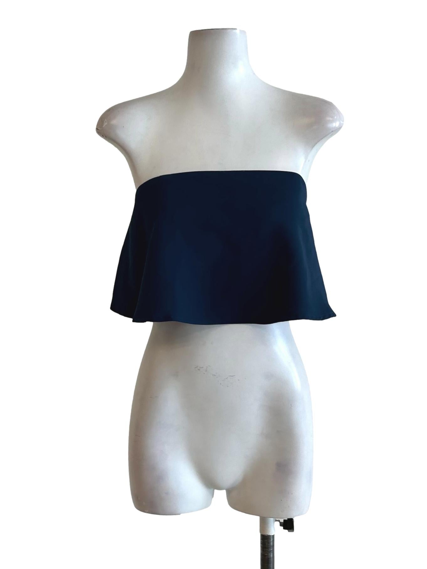 Berry Blue Strapless Top YHF