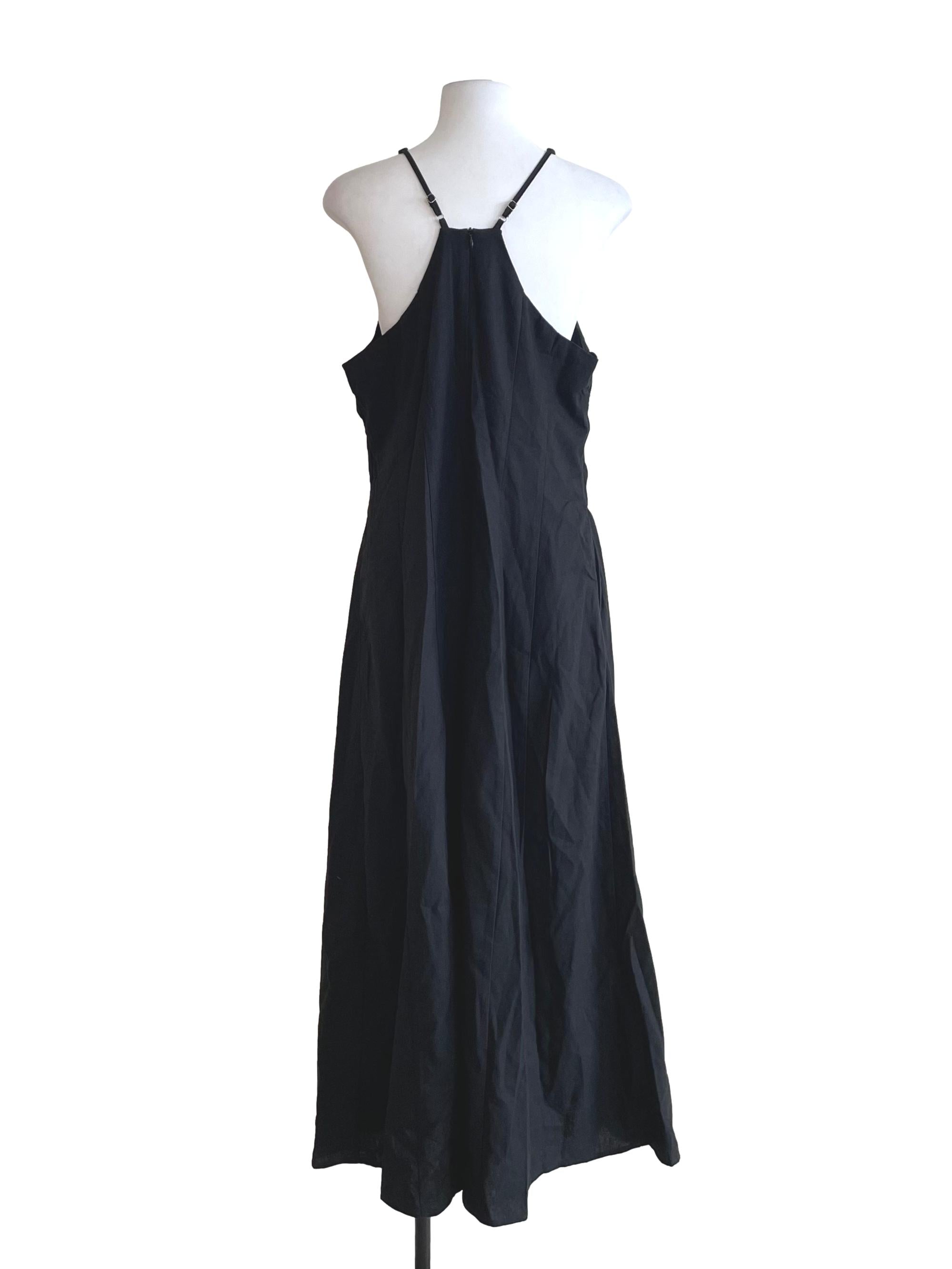 Black Panelled Cami Dress