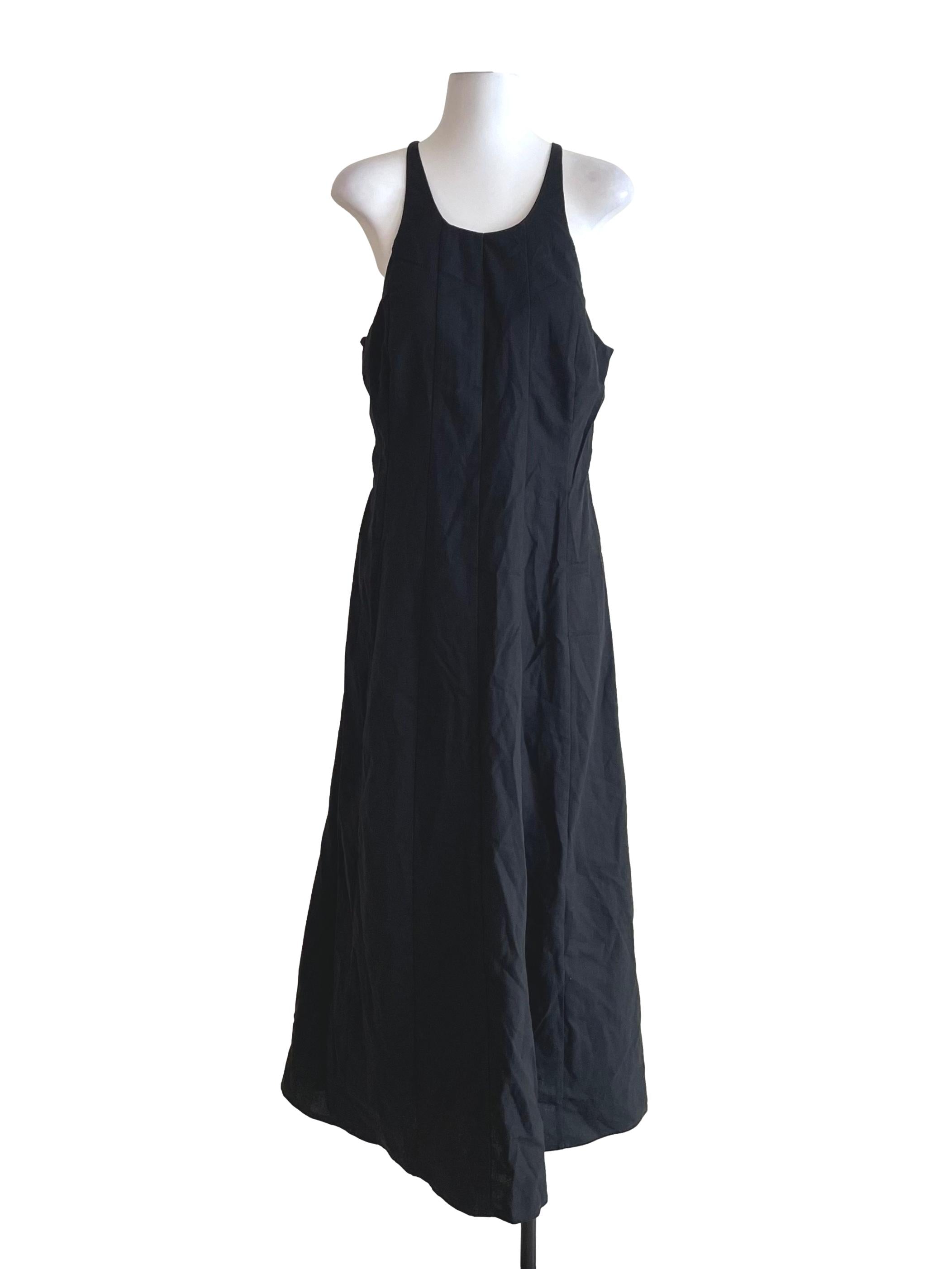 Black Panelled Cami Dress