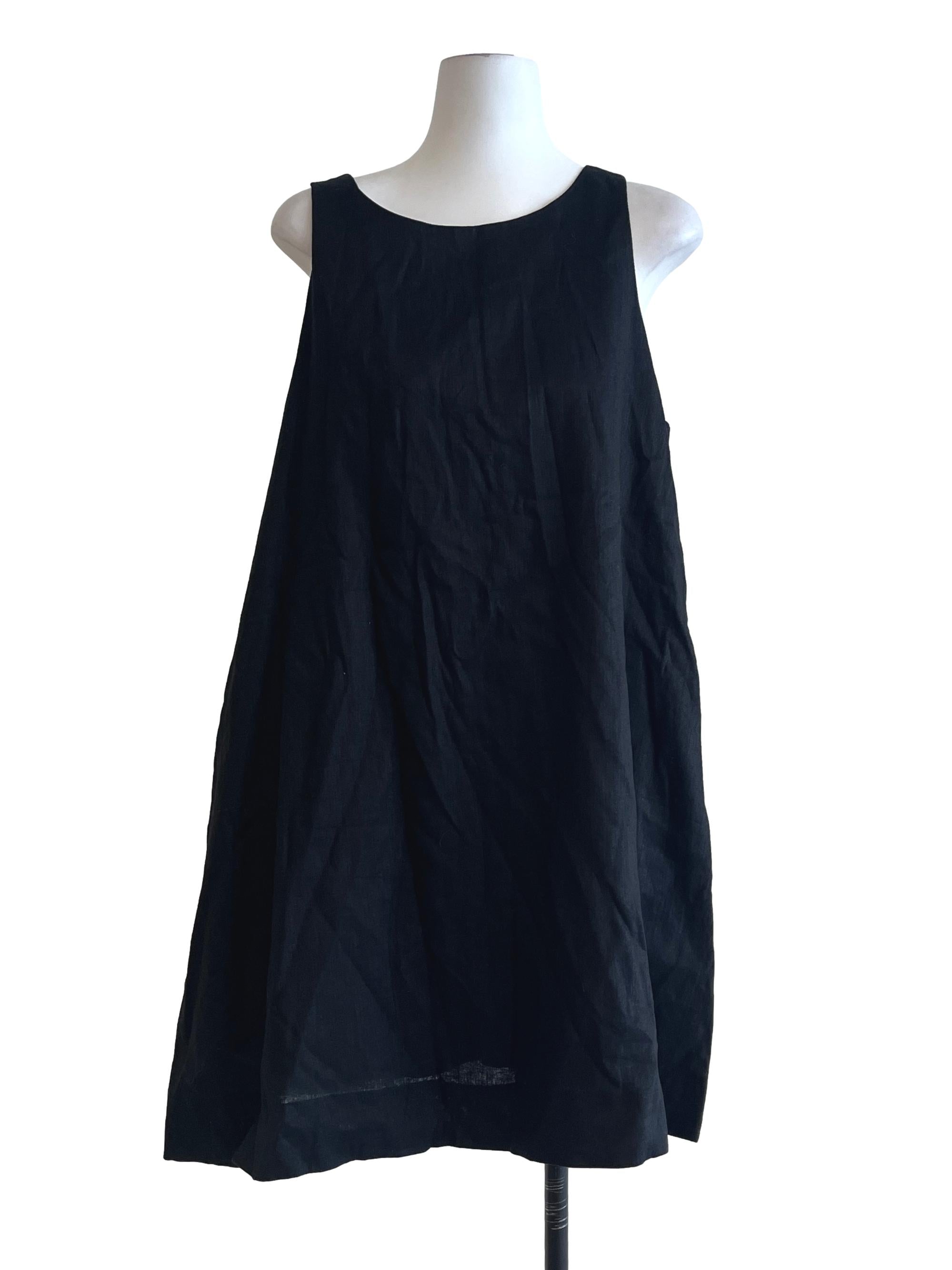 Pitch Black Tunic Sleeveless Dress TEM