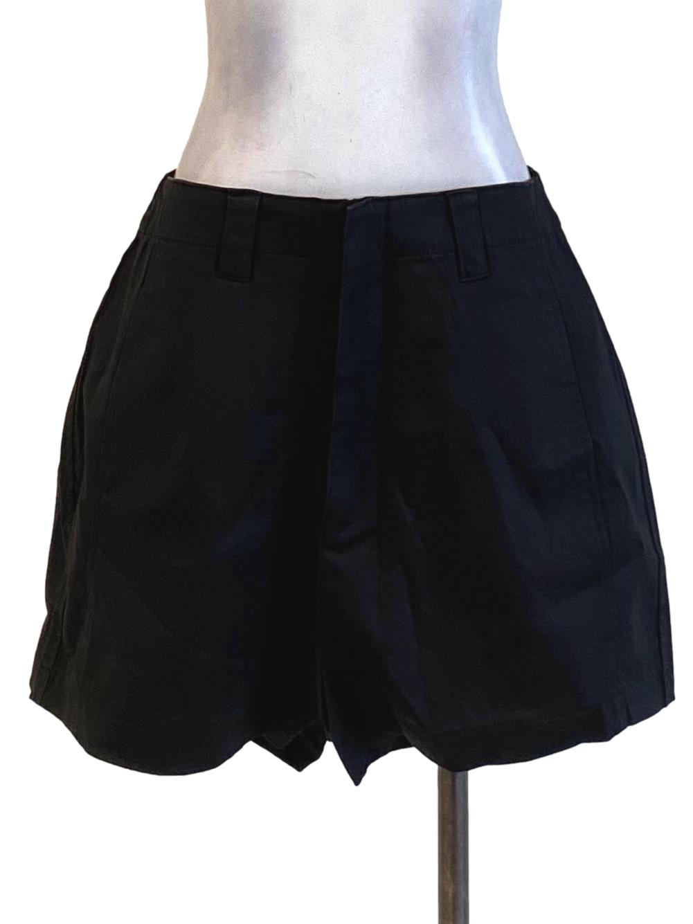 Rich Black Loose Baggy Shorts