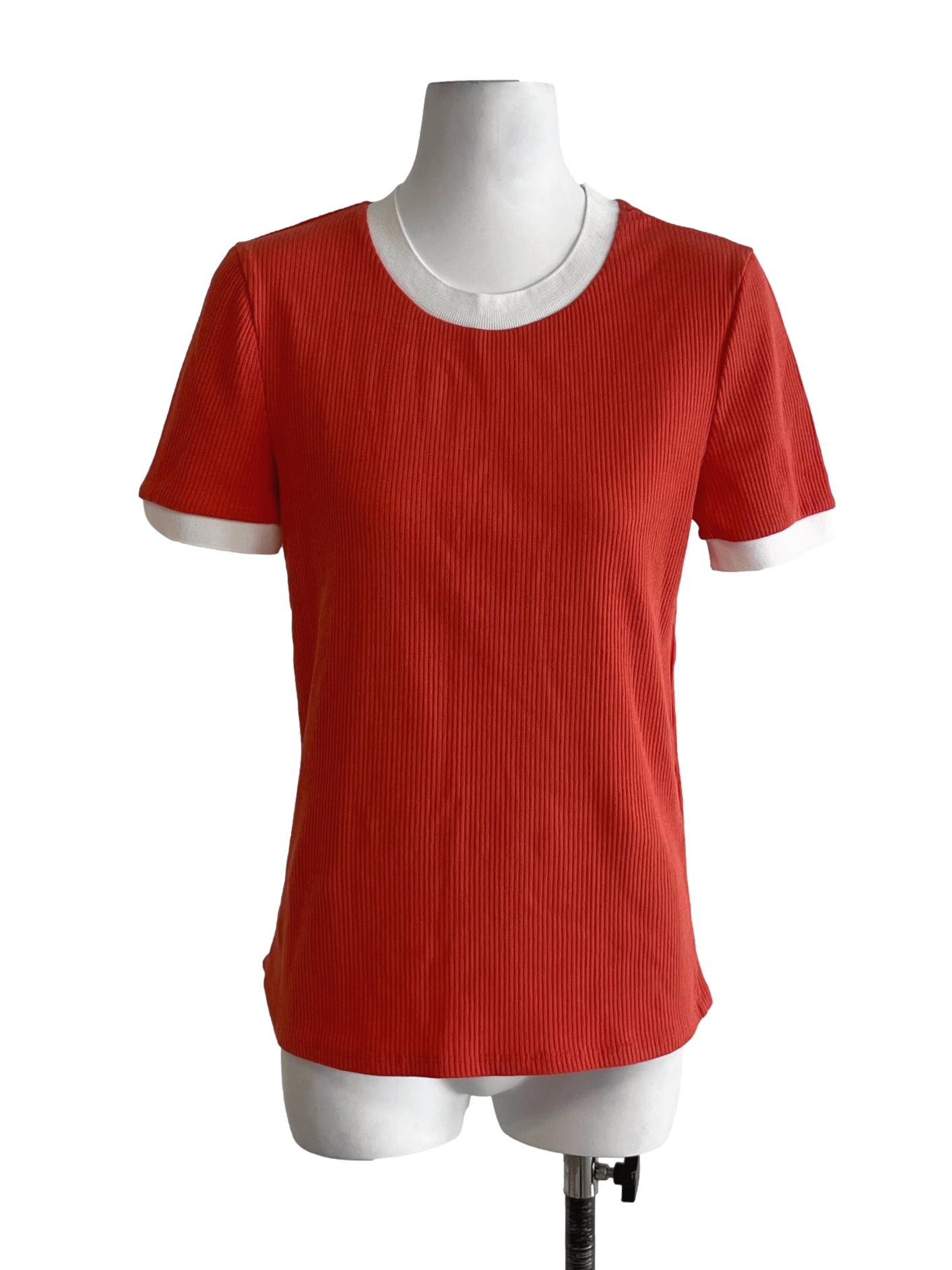 Orange Bengal Stripe T-Shirt