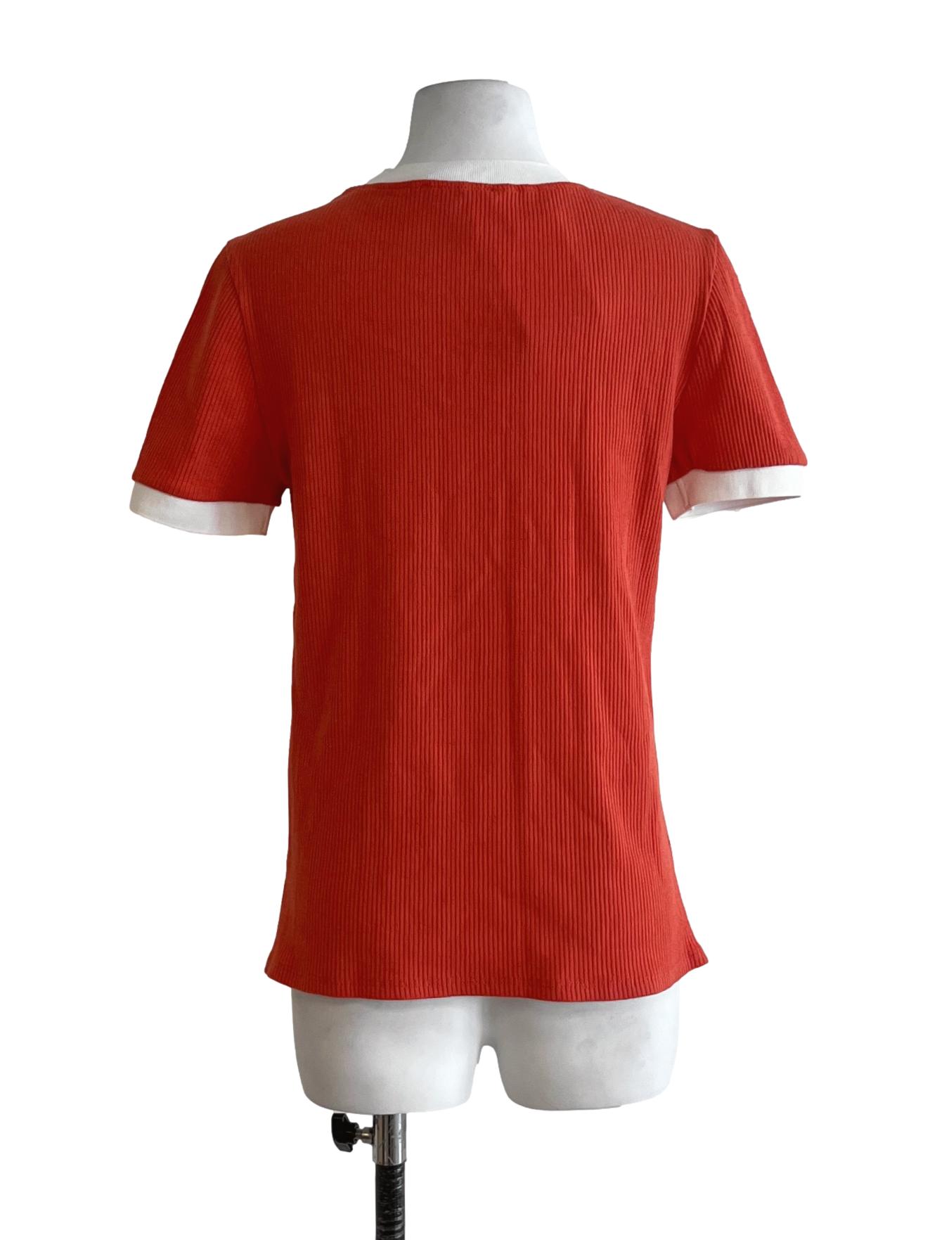 Orange Bengal Stripe T-Shirt