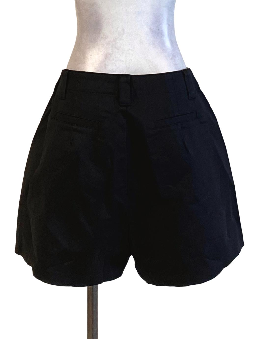 Rich Black Loose Baggy Shorts