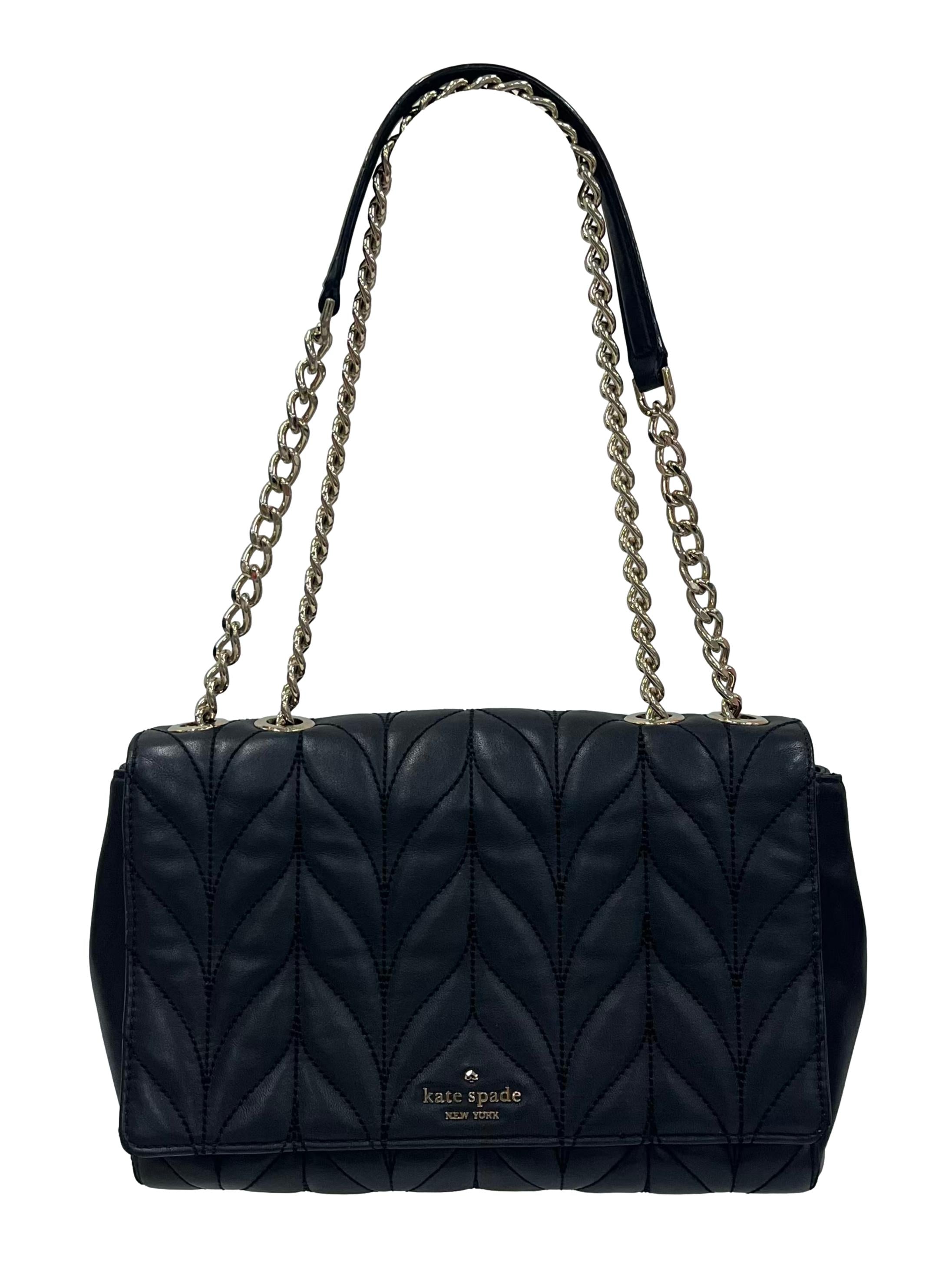 Black Gold Hardware Briar Lane Quilted Leather Emelyn Shoulder Bag