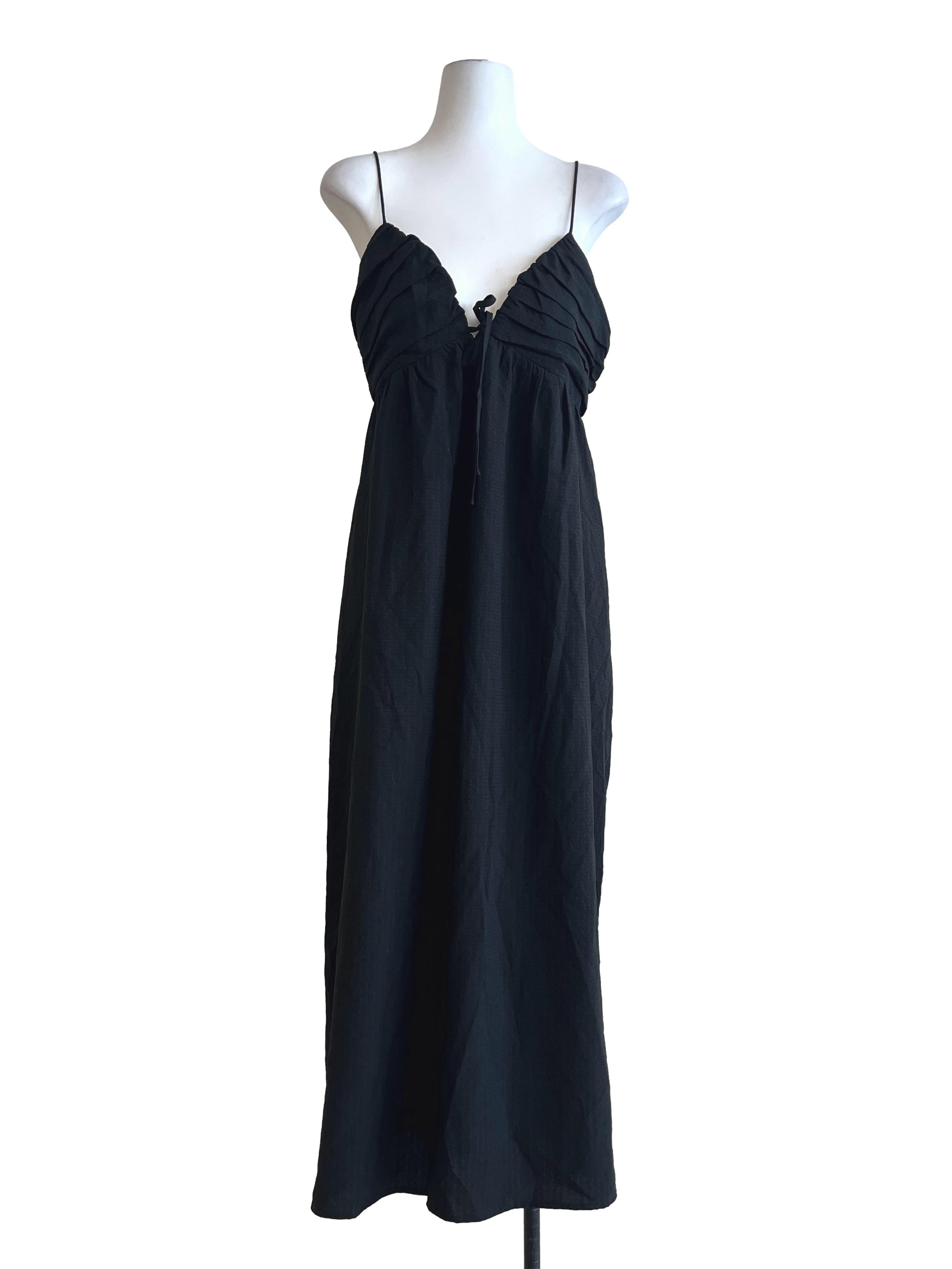Onyx Black Sweetheart Sleeveless Dress TEM