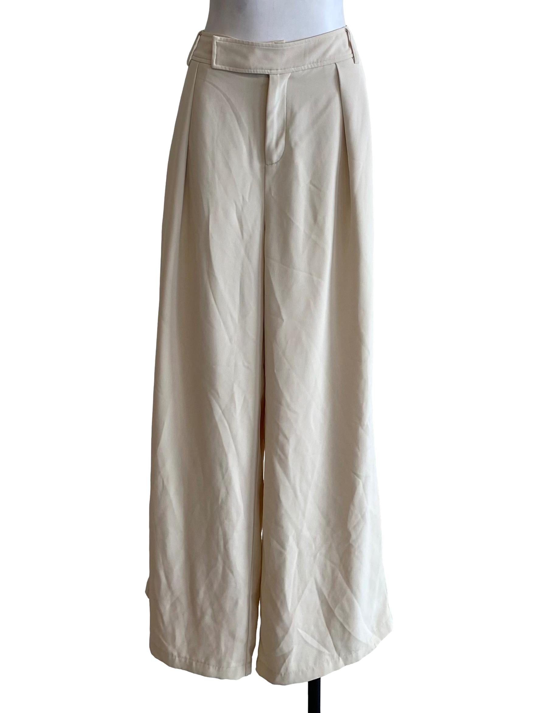 Banana Soft Yellow Straight Pants