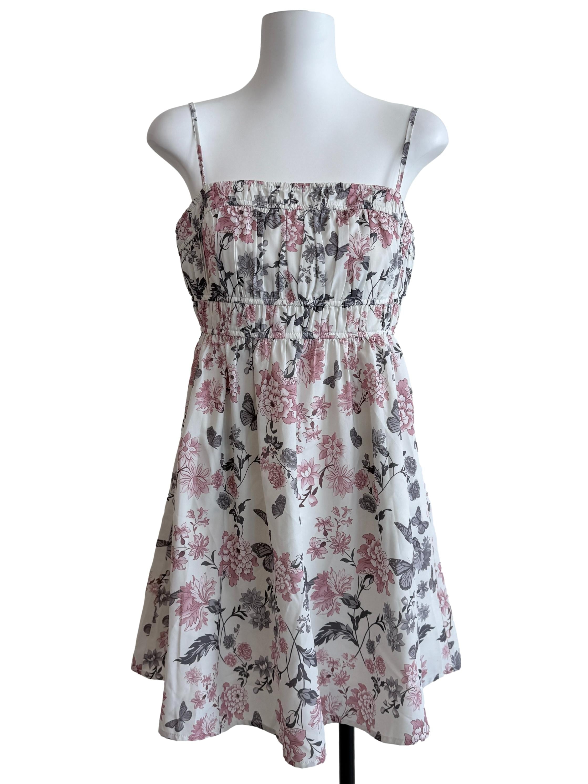 Multicolor Floral Printed Slip Dress