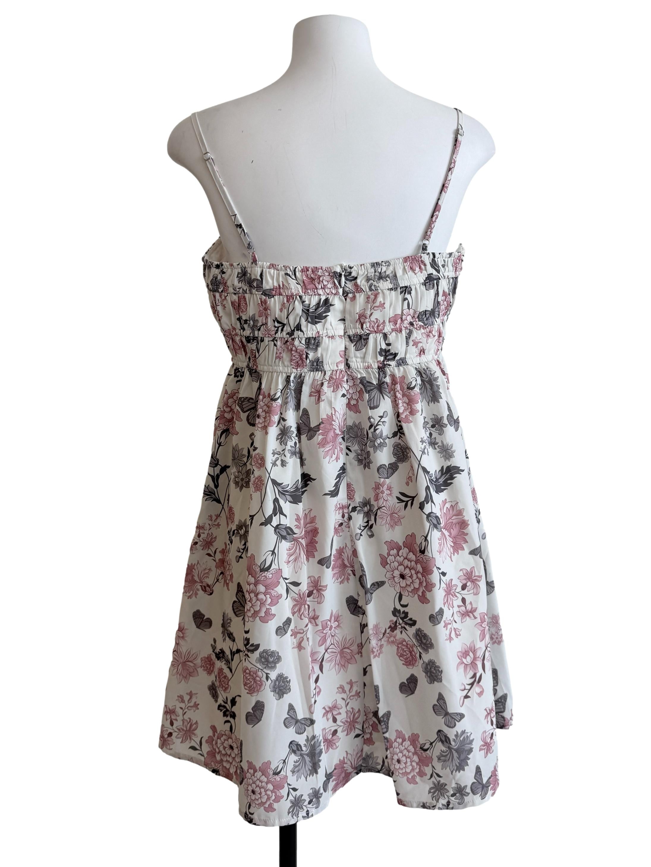 Multicolor Floral Printed Slip Dress