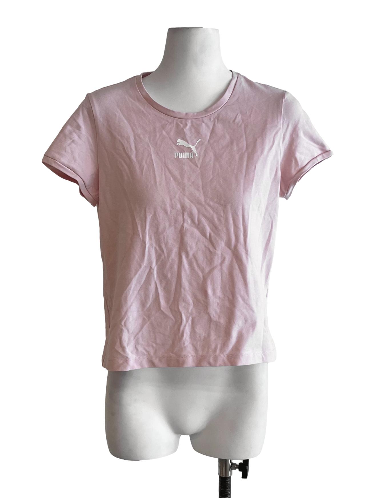 Blush Pink Jewel Neckline T-Shirt