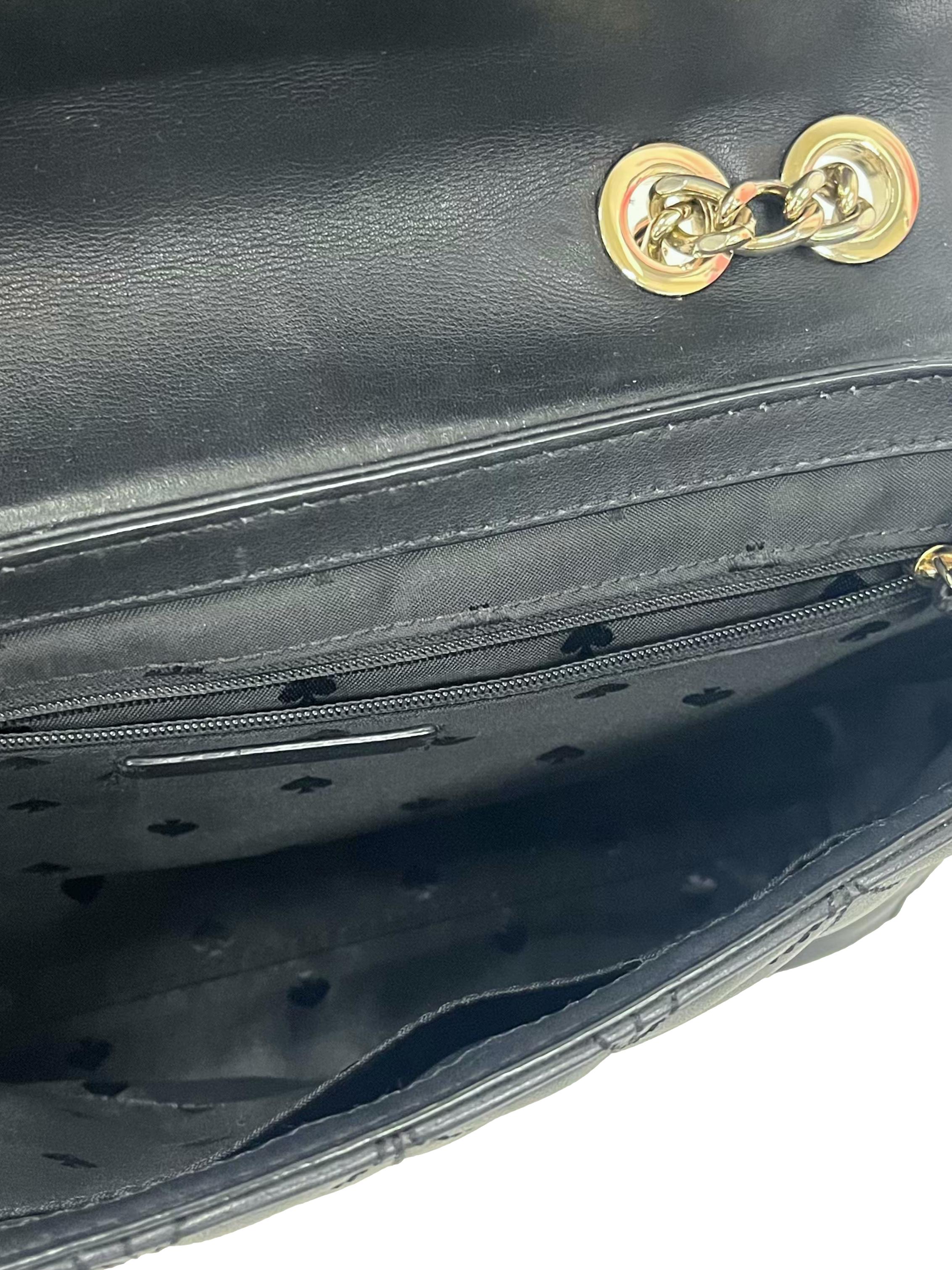 Black Gold Hardware Briar Lane Quilted Leather Emelyn Shoulder Bag
