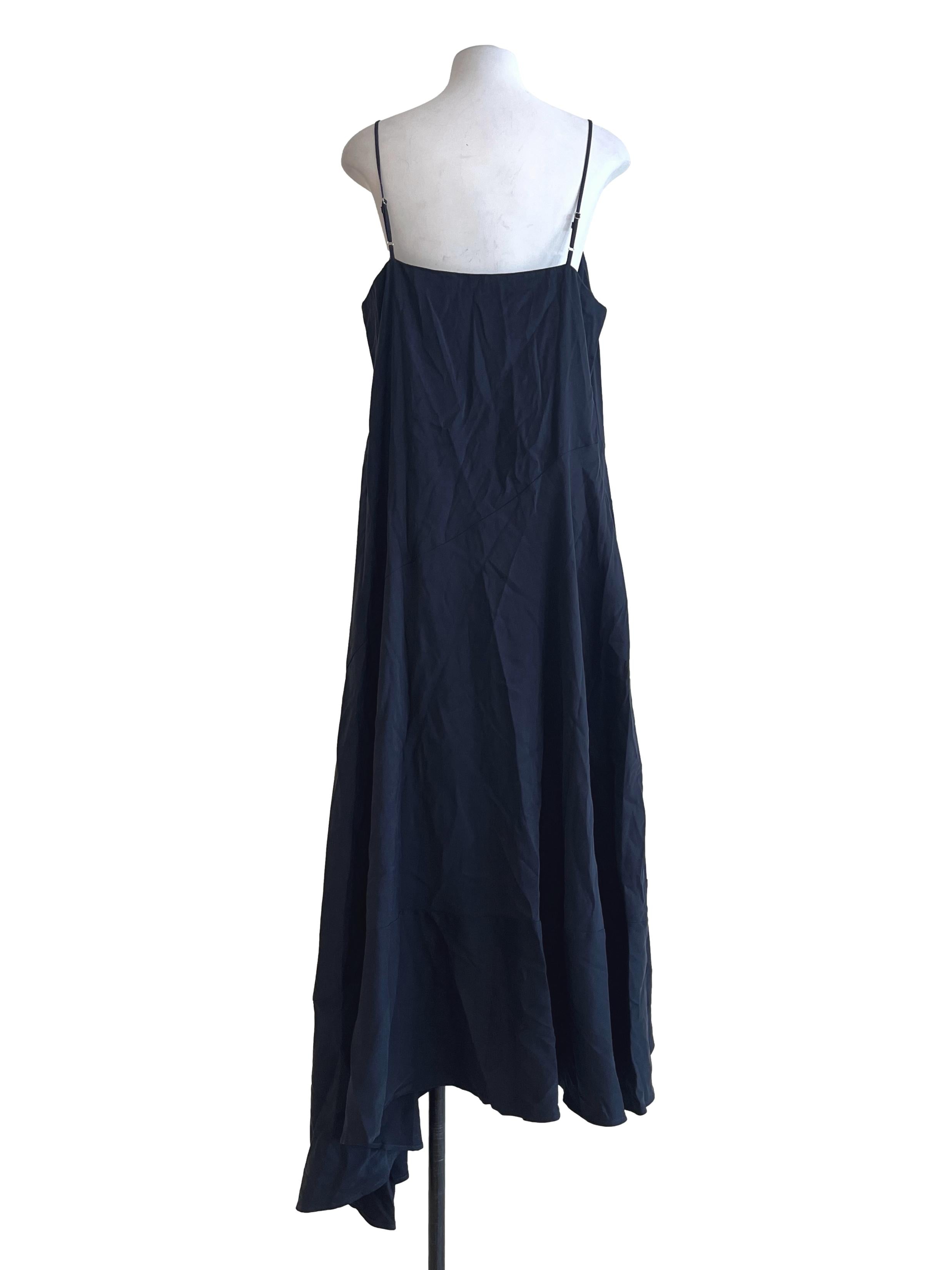 Peacock Blue Spaghetti Strap Shift Dress TEM