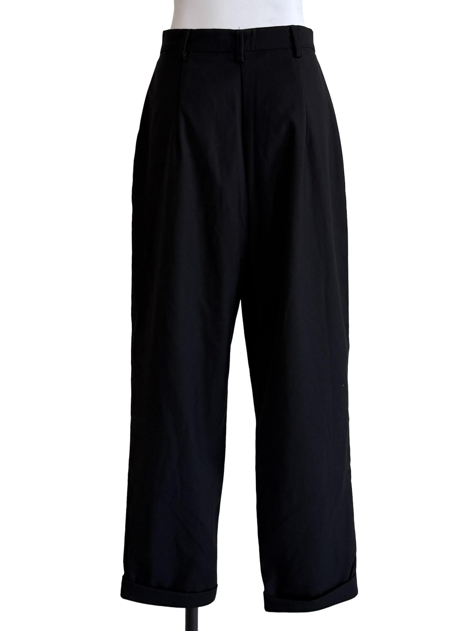 Black Straight Formal Pants