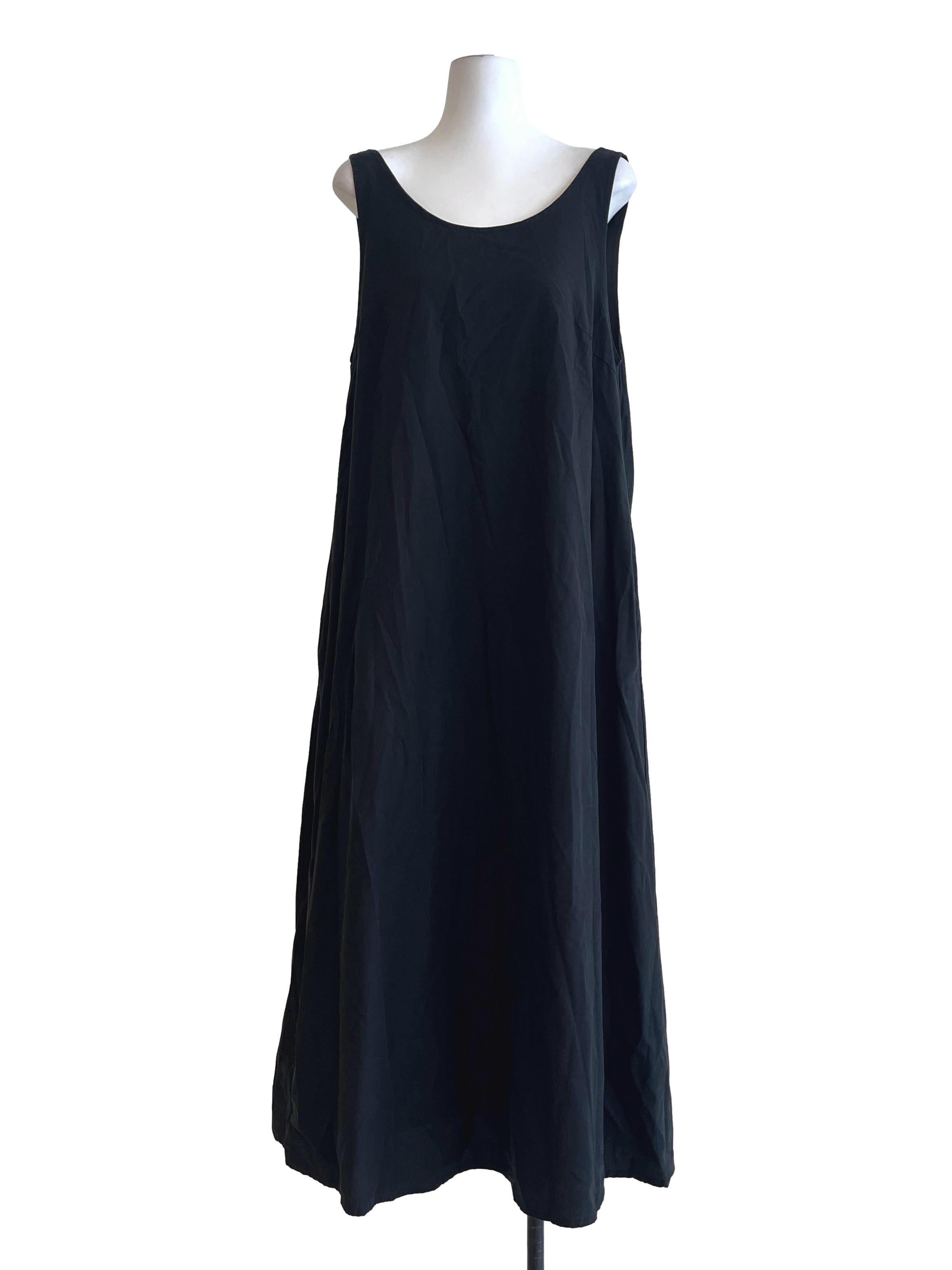 Onix Black Halter Sleeveless Shift Dress TEM