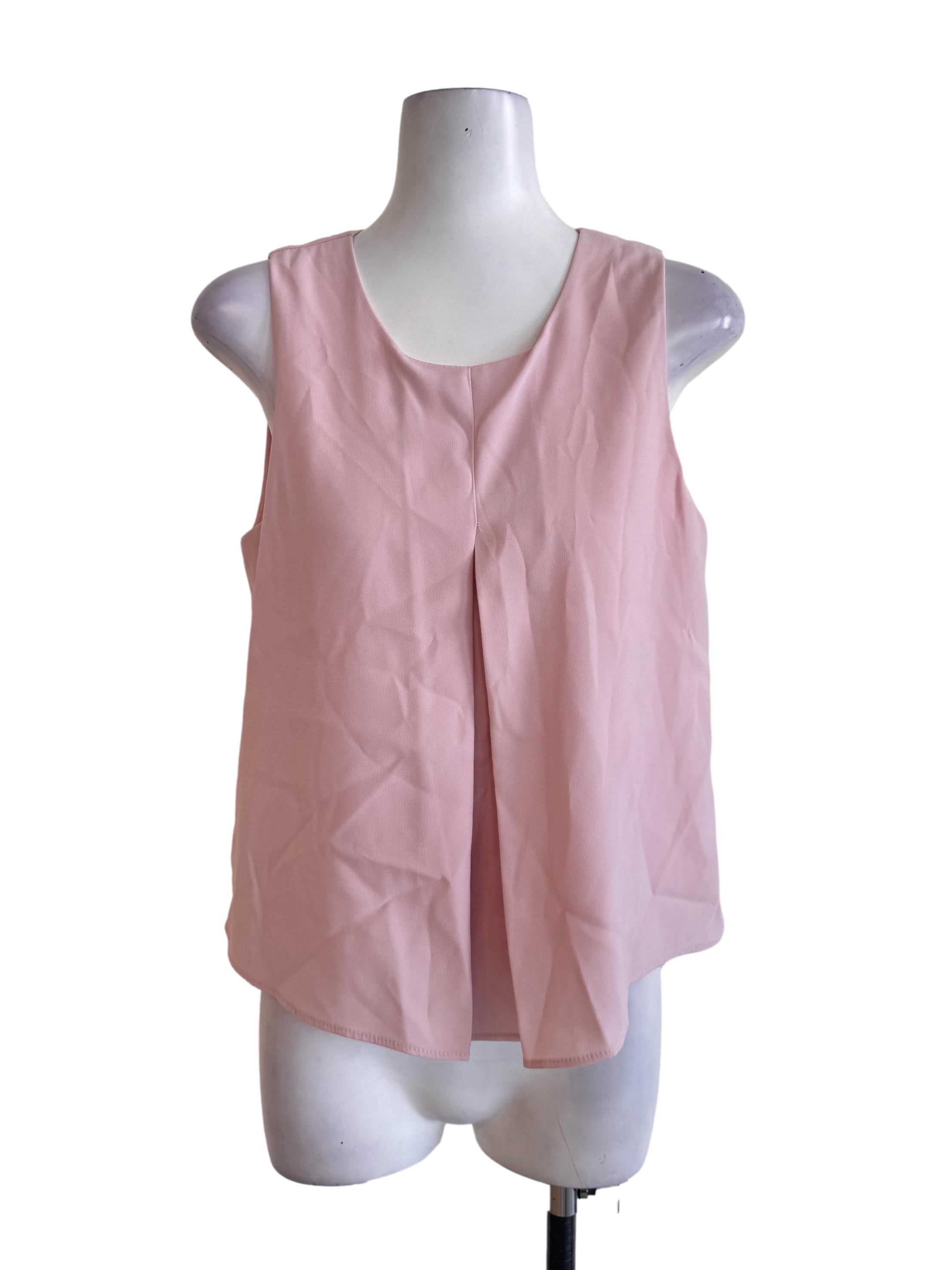 Pink Sleeveless Top