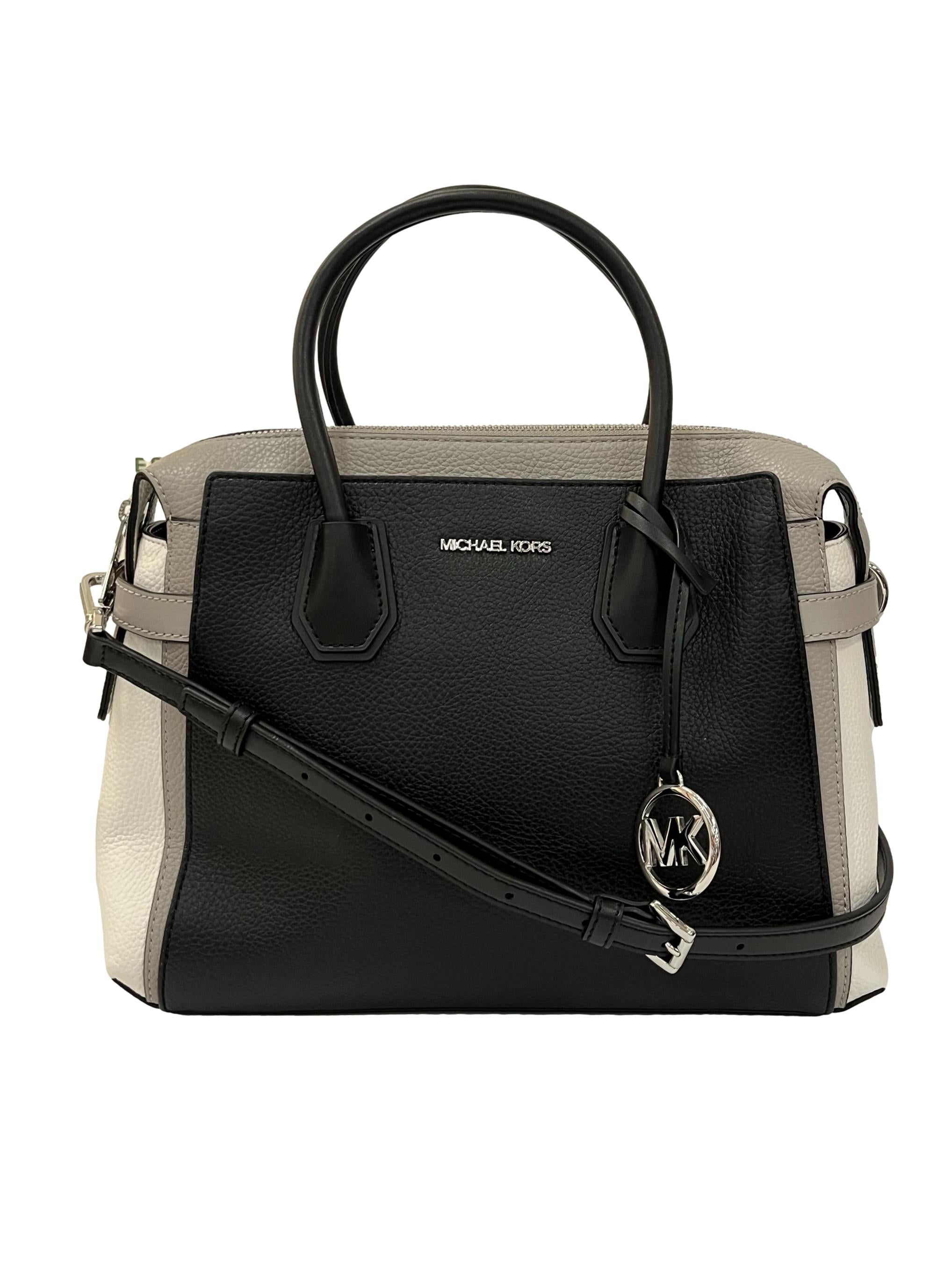 Multicolour Leather Mercer Medium Color Block Satchel Bag CSN