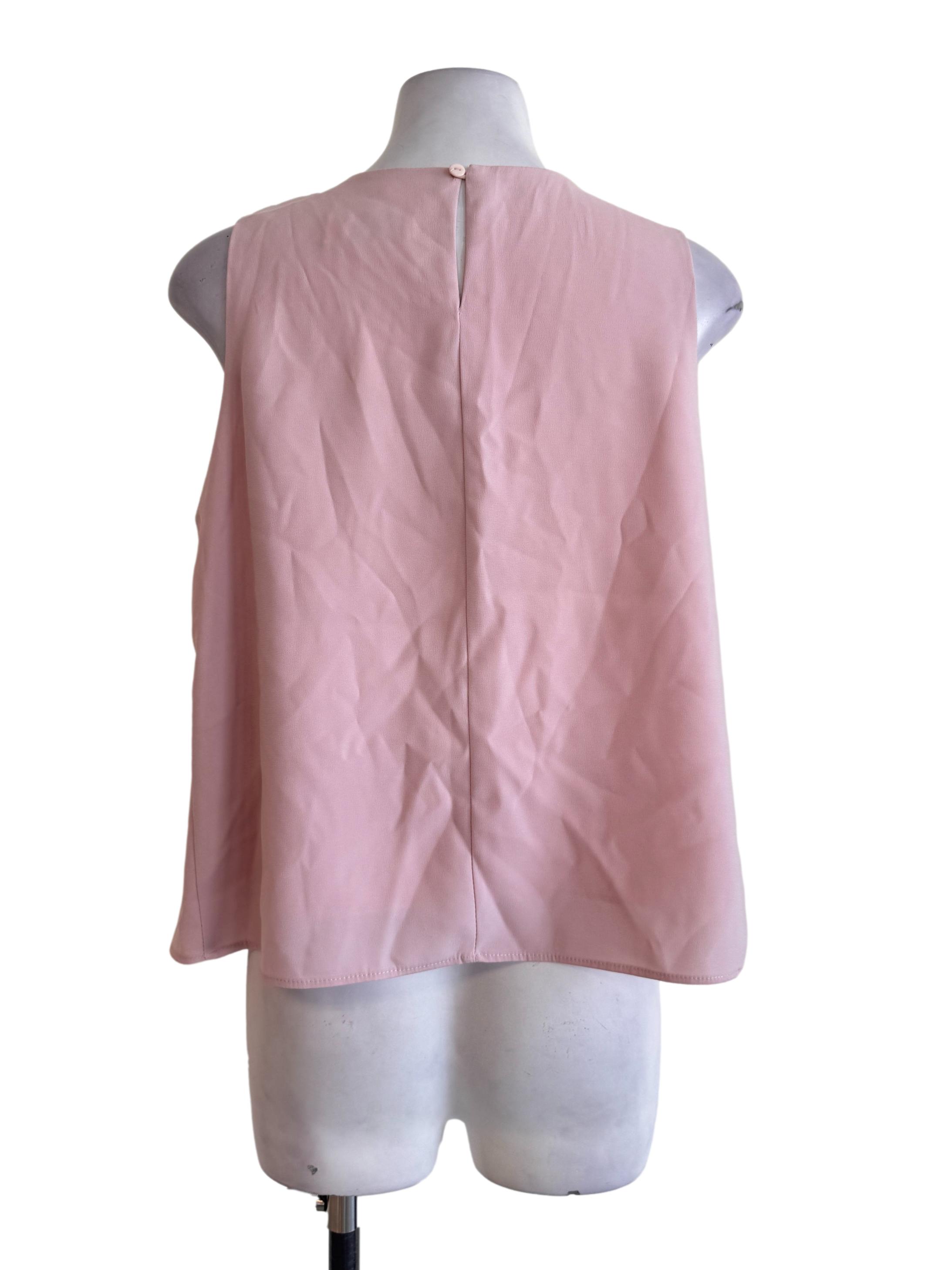 Pink Sleeveless Top