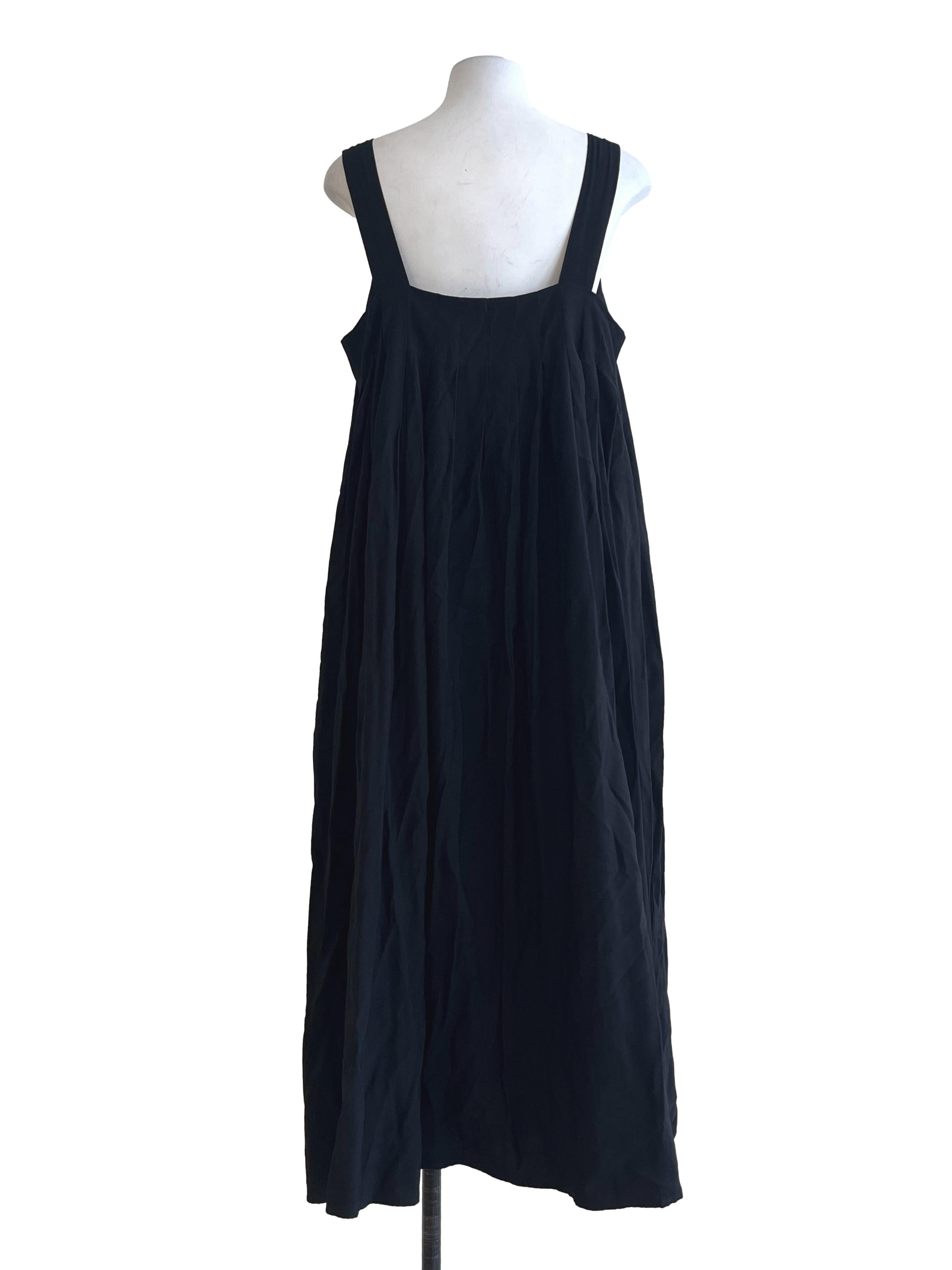 Pitch Black Straight Across Tent Dress TEM