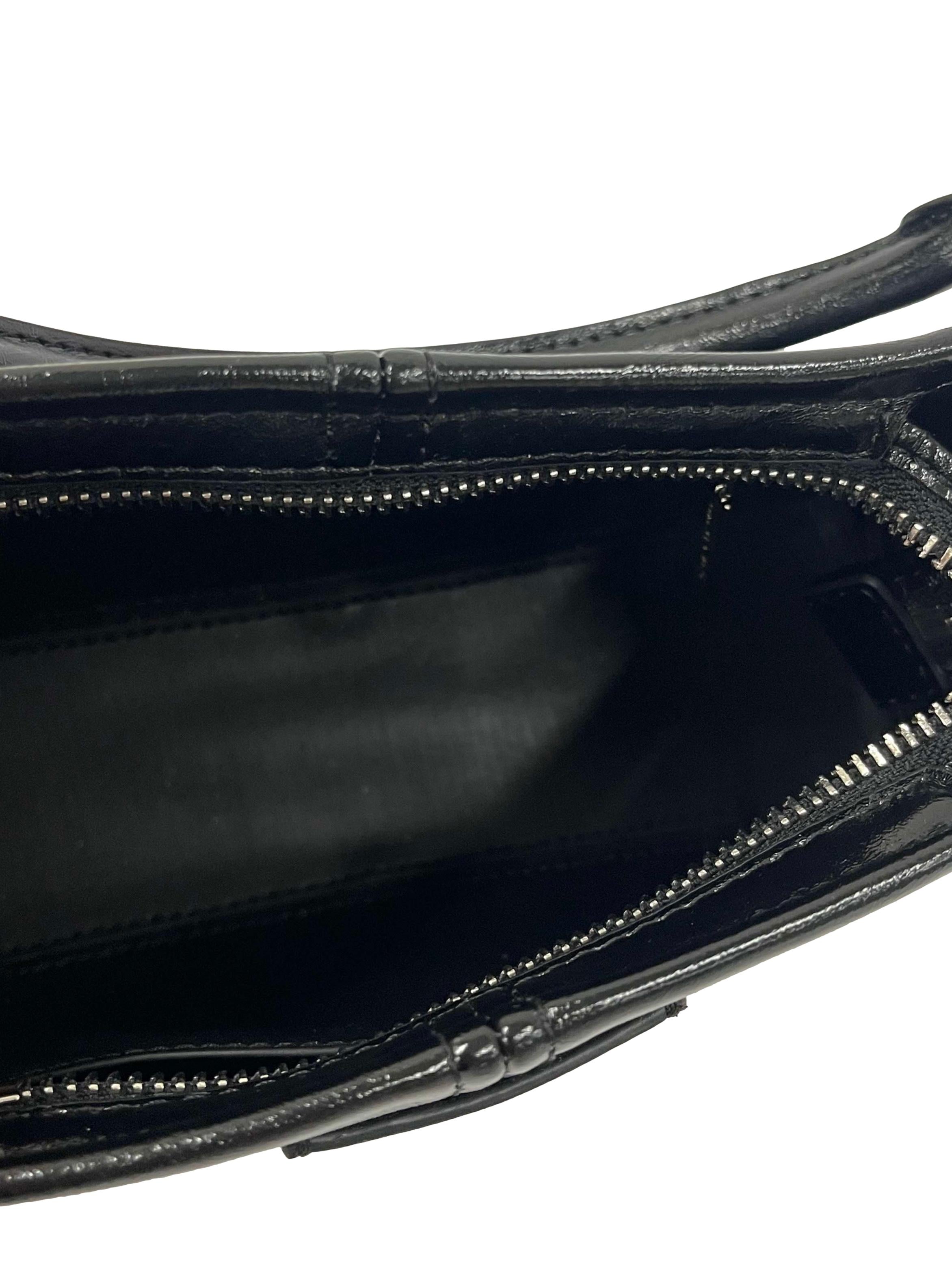 Noir Noane Top Handle Bag With Detachable Crossbody Strap