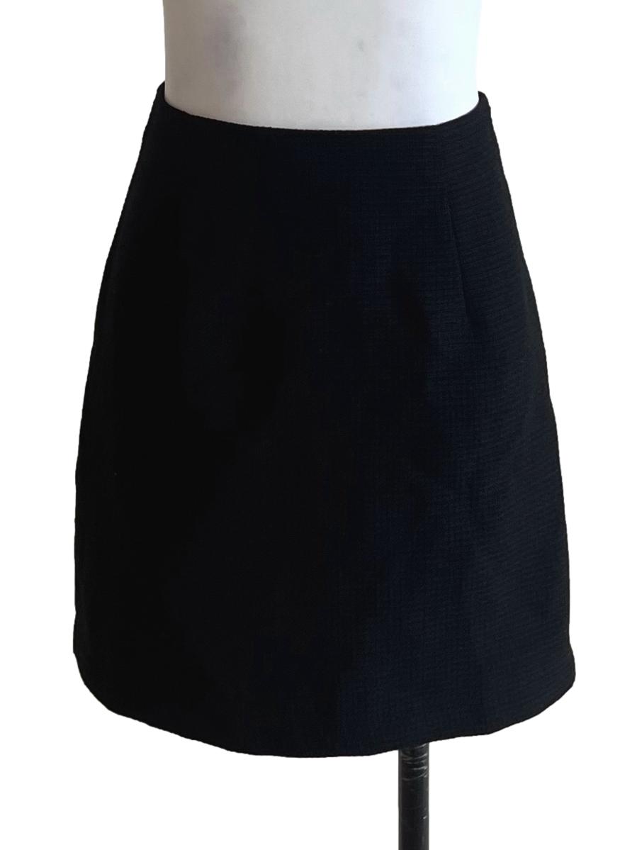 Black High-Waisted Mini Skirt