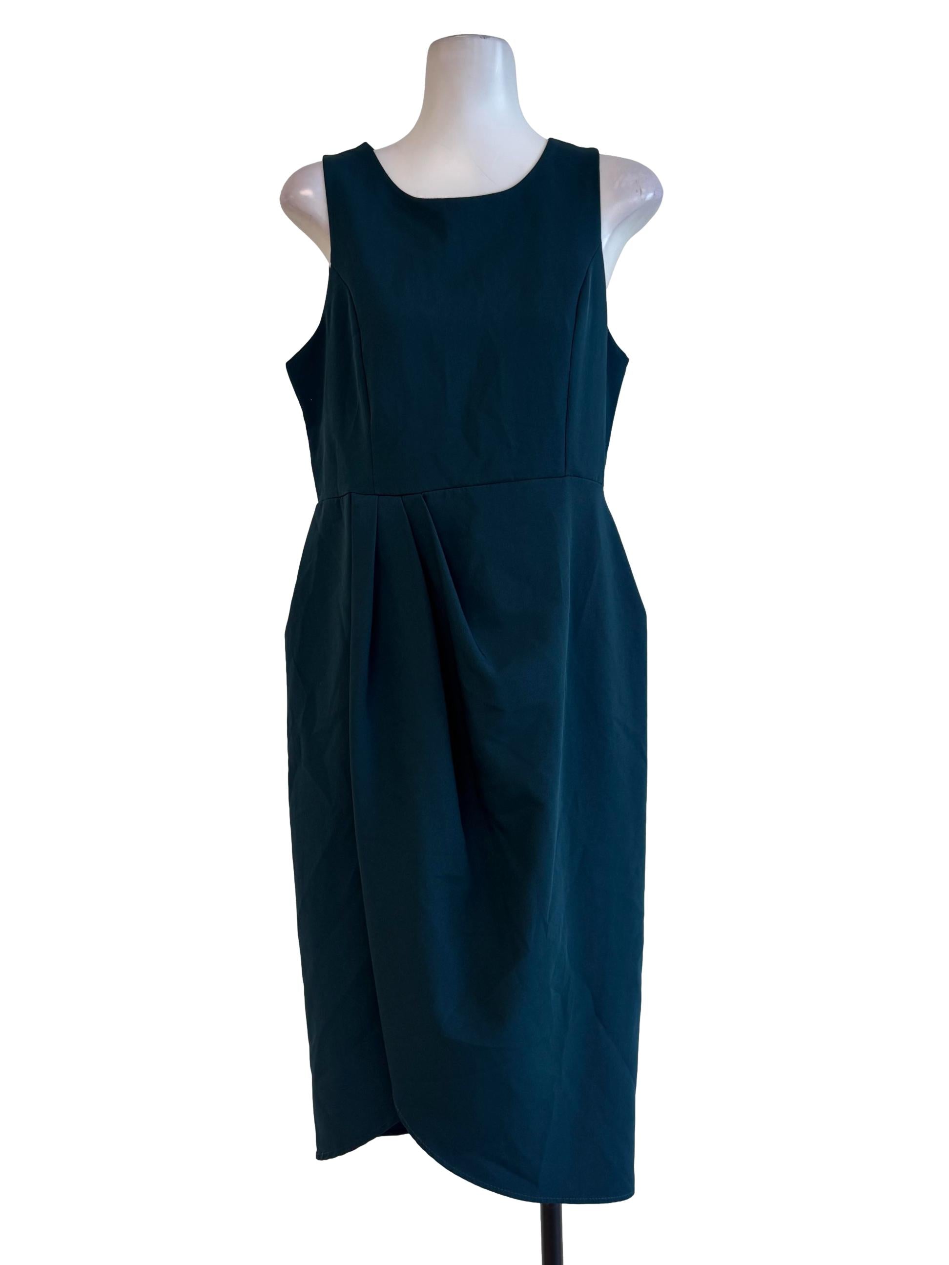 Emerald Green Empire Dress