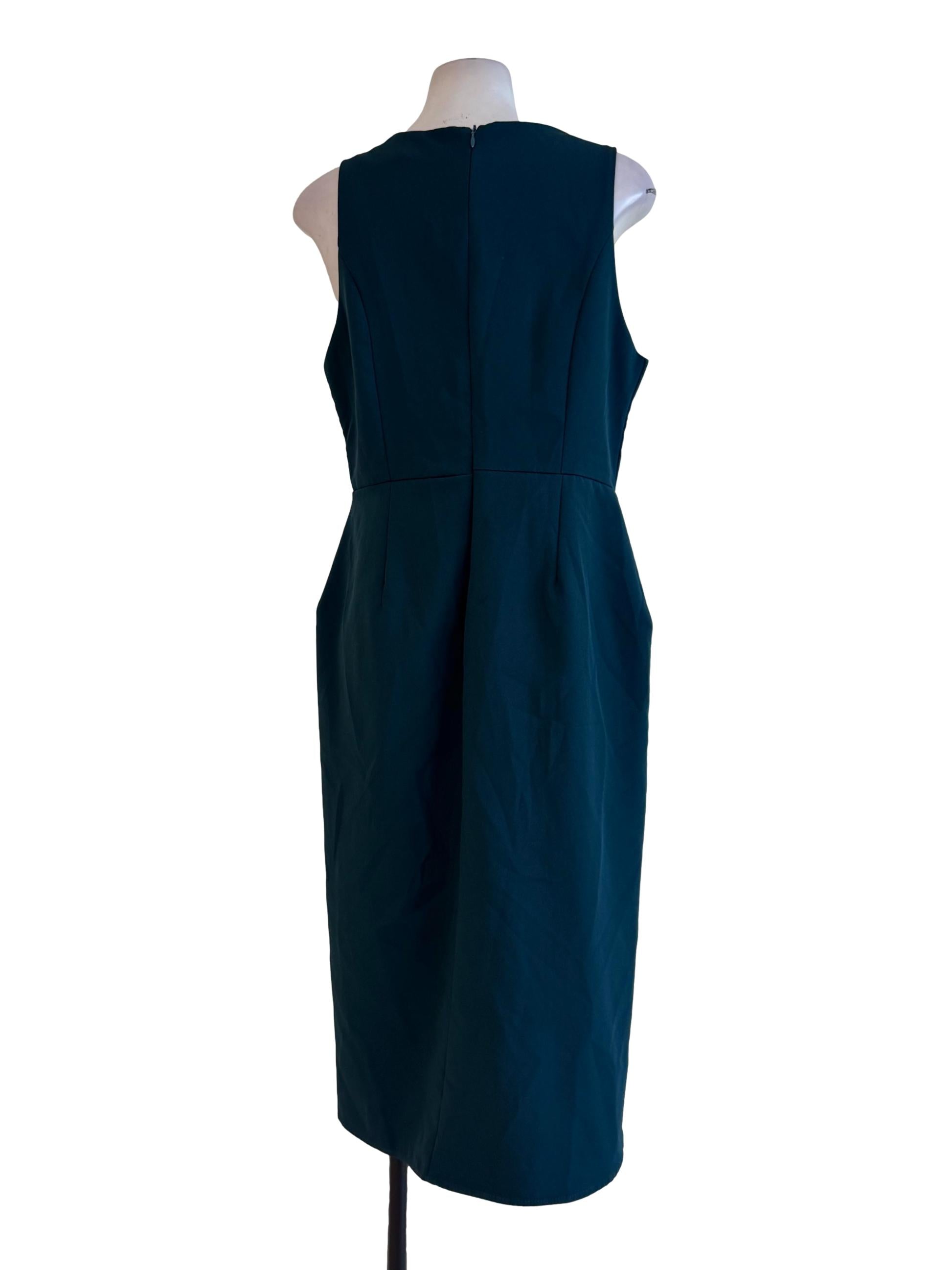 Emerald Green Empire Dress