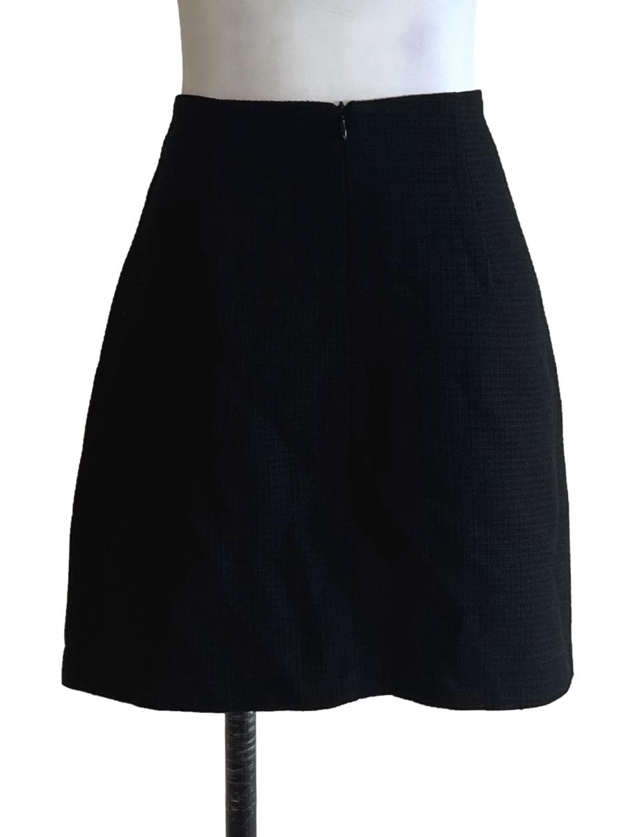 Black High-Waisted Mini Skirt