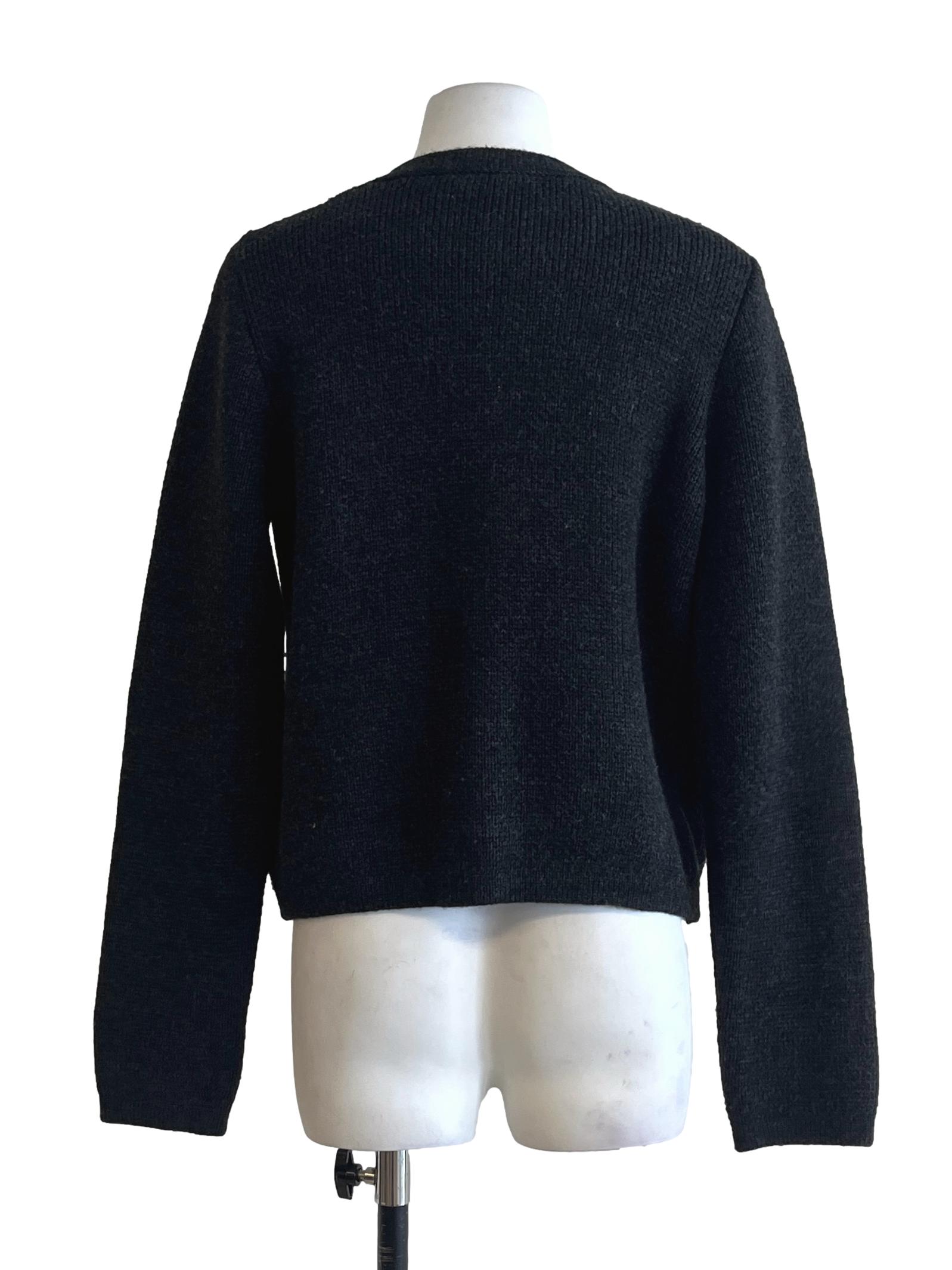 Pebble Grey Knit Cardigan