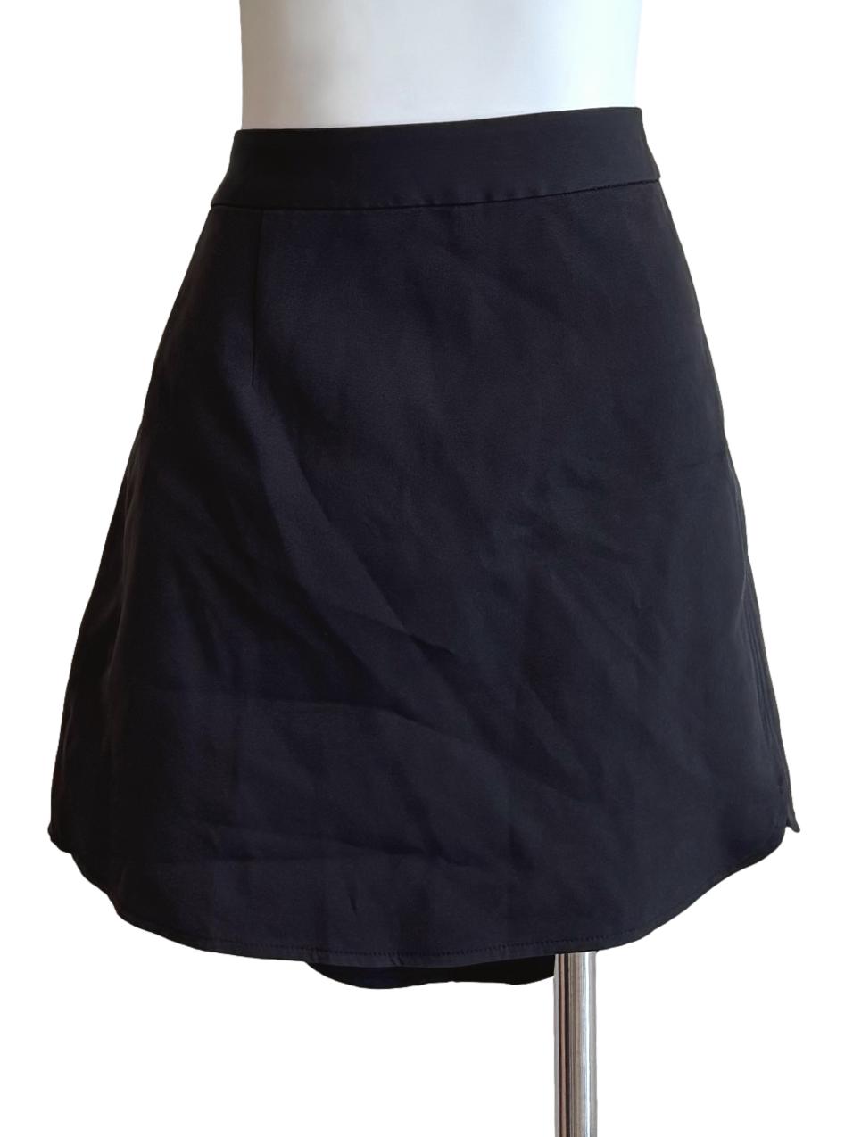 Jet Black Mini Skirt