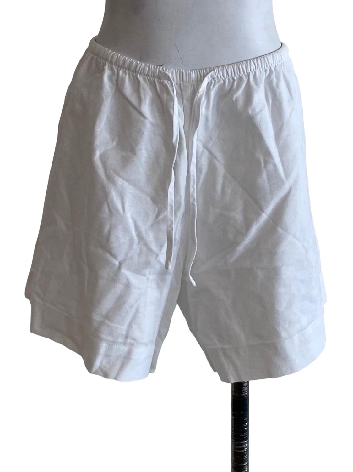 Daisy White Sheer Shorts