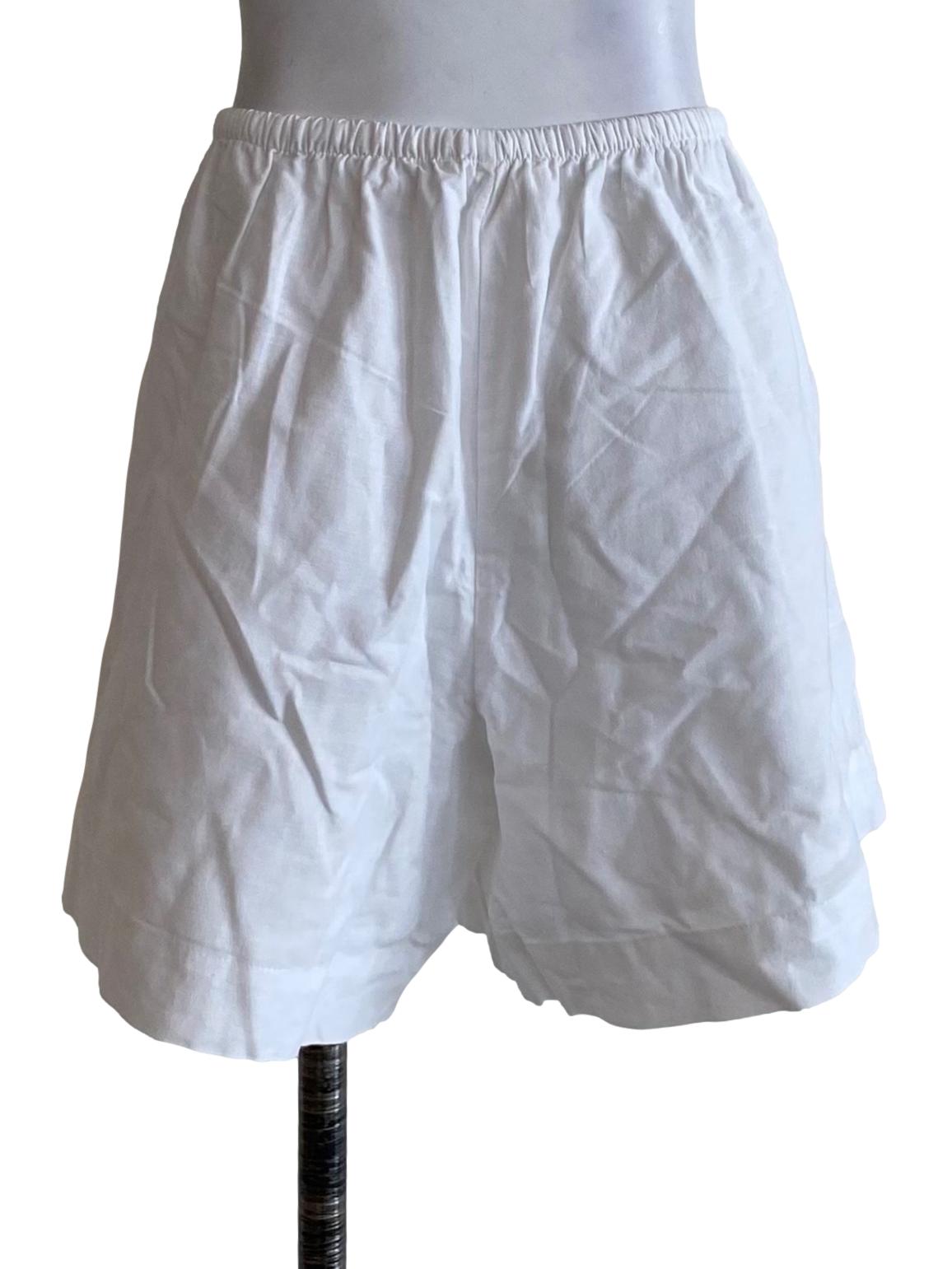 Daisy White Sheer Shorts
