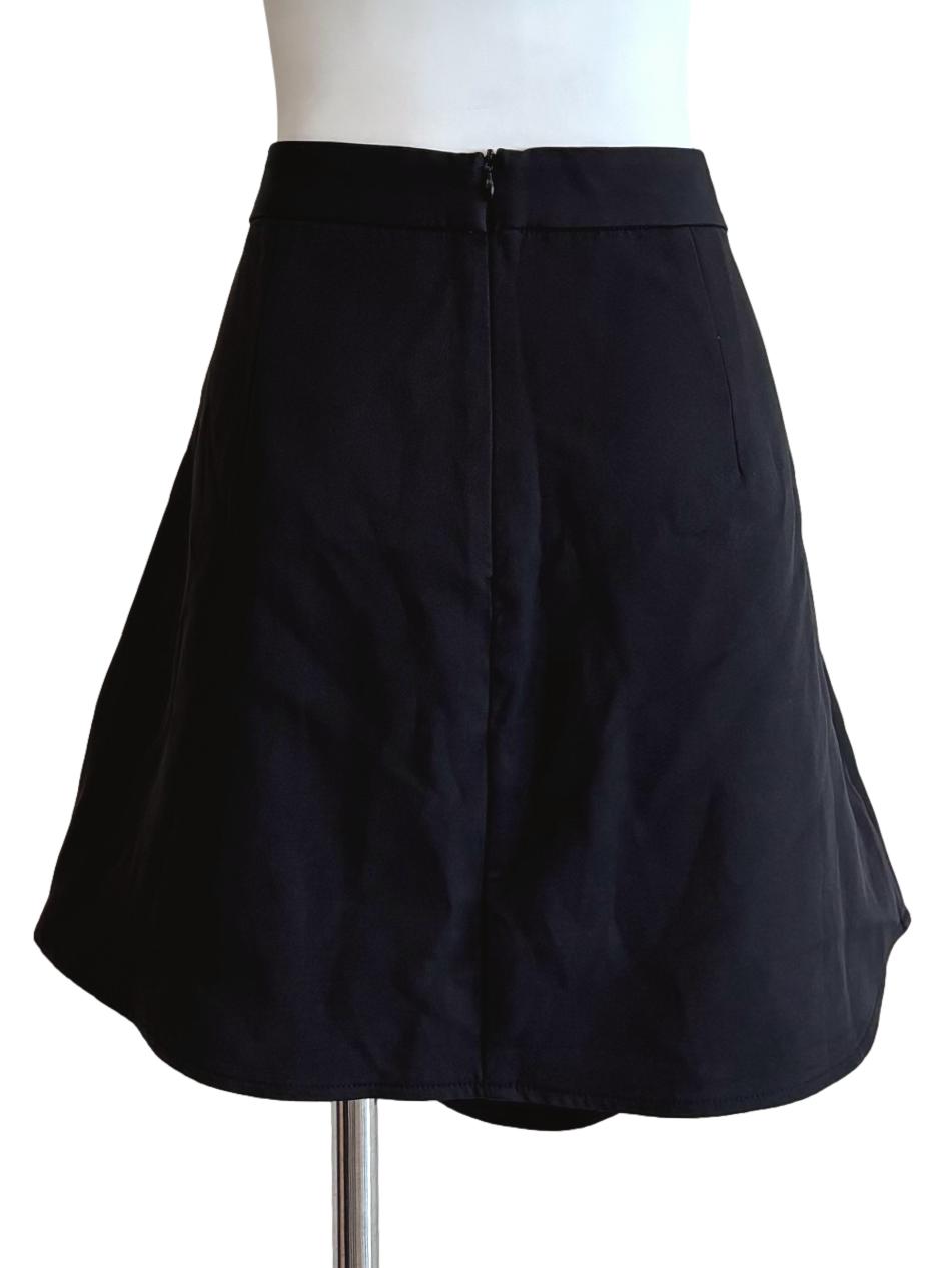 Jet Black Mini Skirt