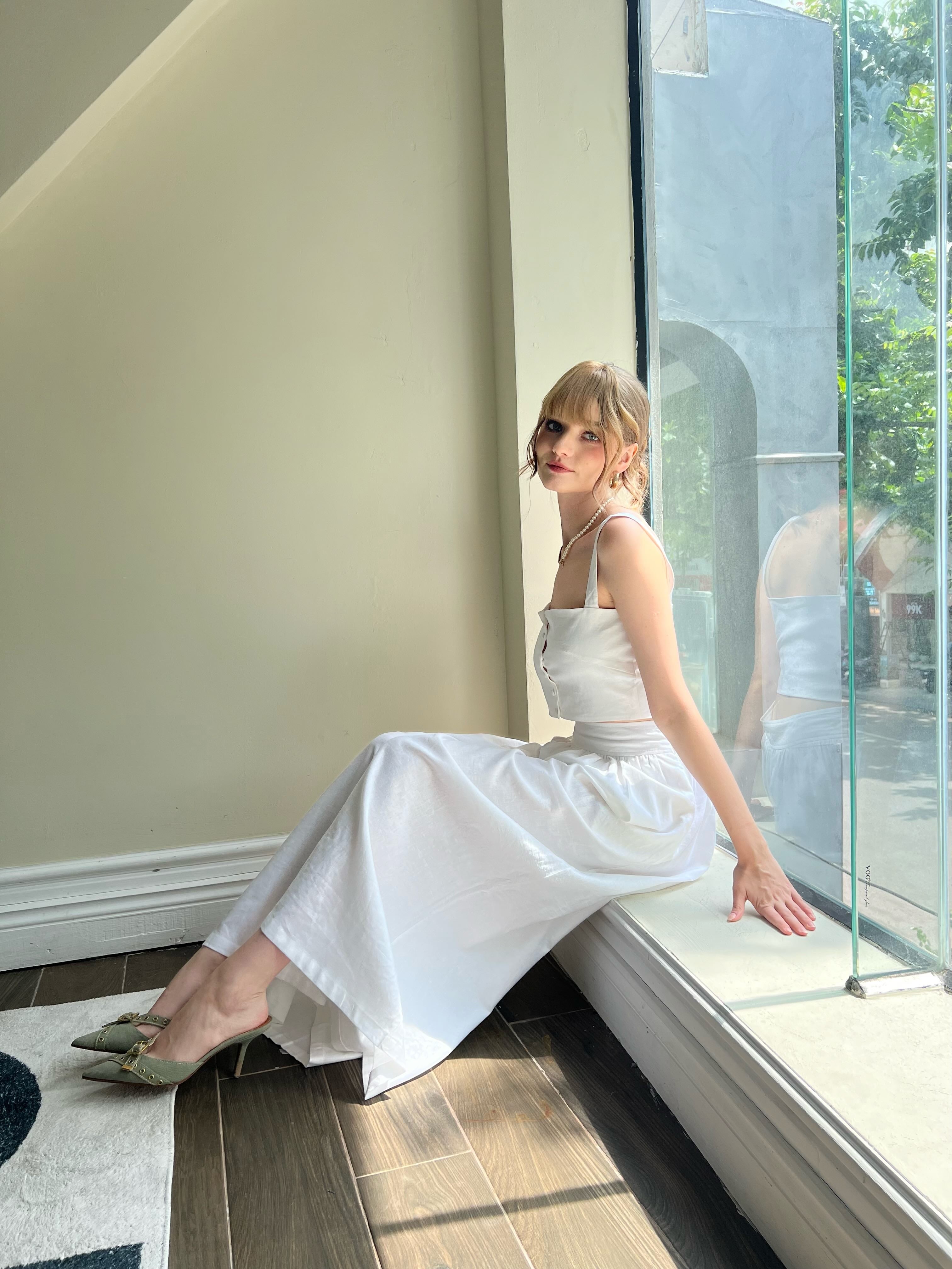 Sicilia Top - White CSN