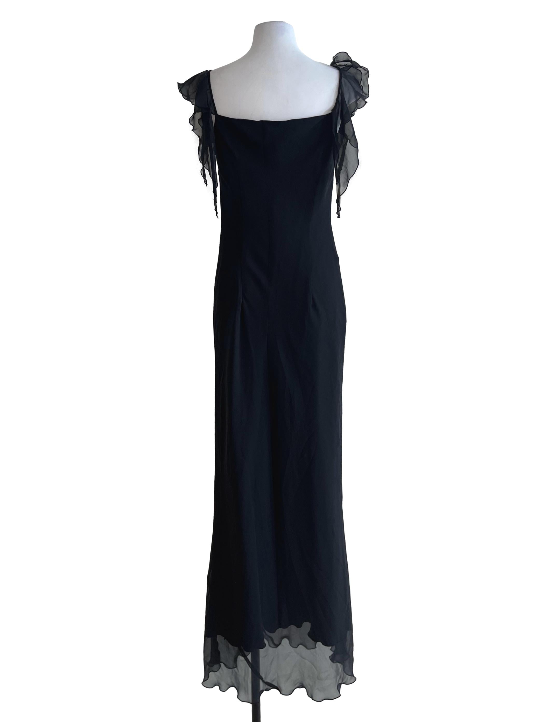 Black Square Neckline Sheath Dress