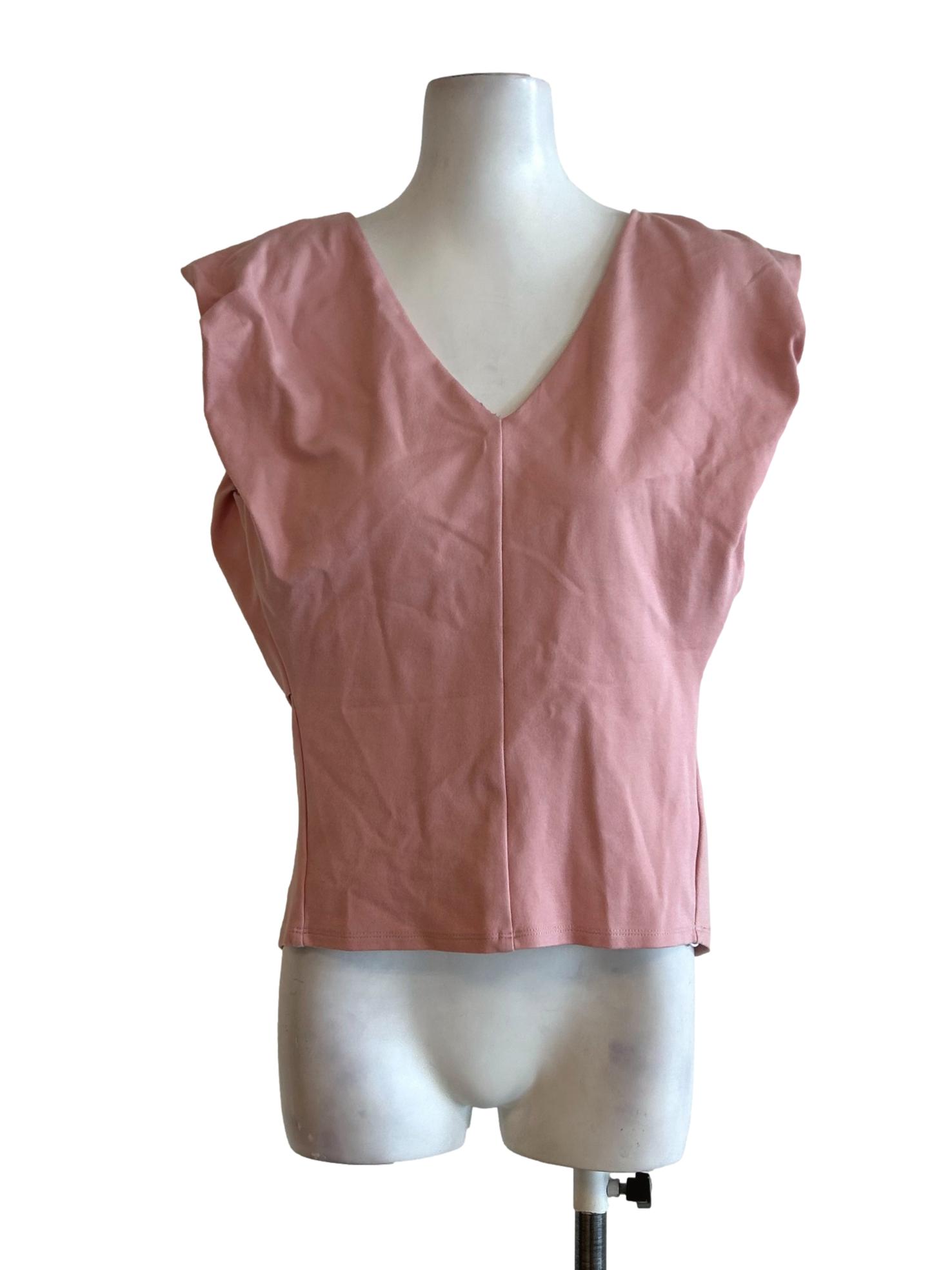 Rose Pink Sleeveless Top LB