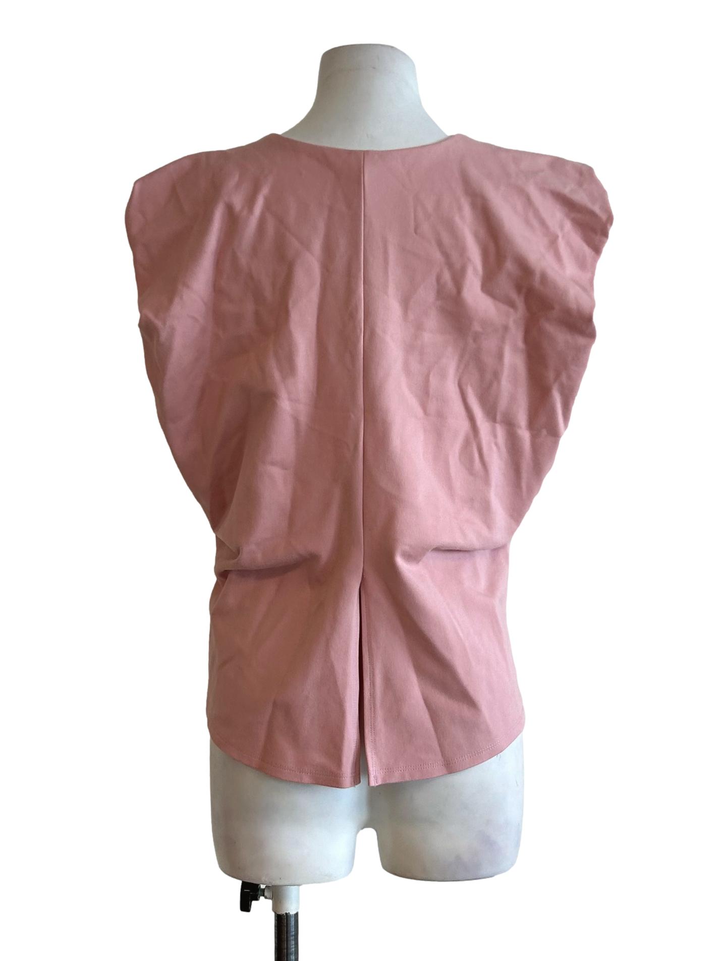 Rose Pink Sleeveless Top LB