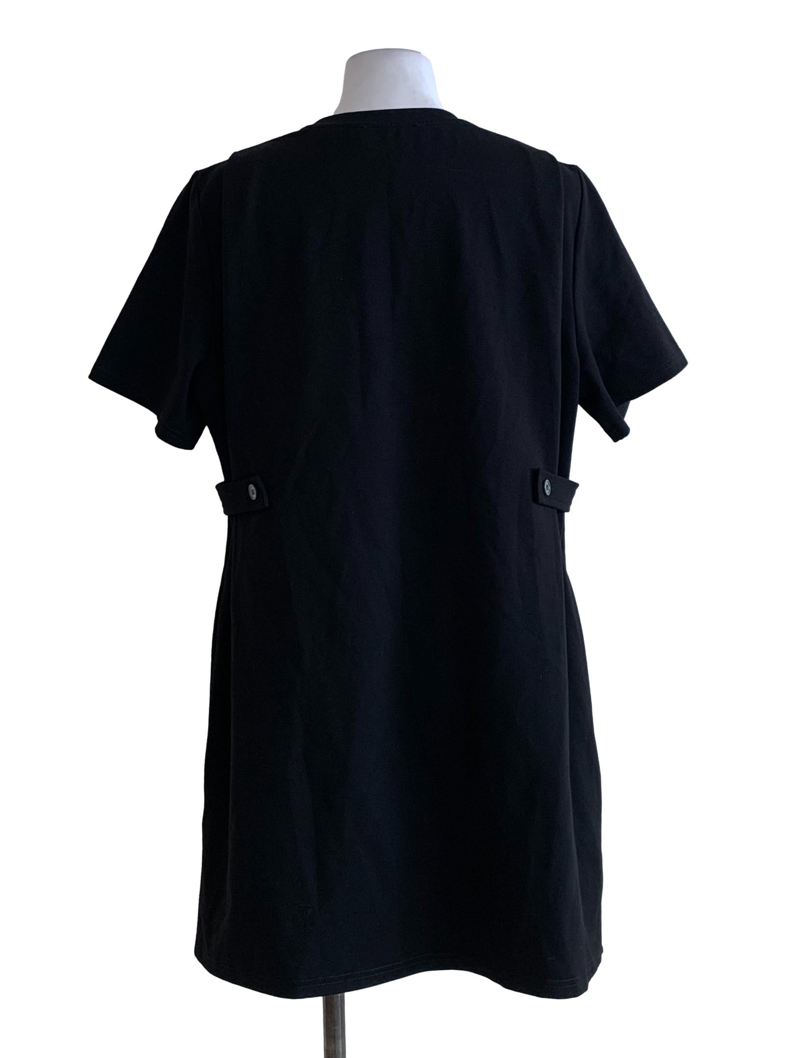 Basic Black Round Neck Short Sleeve Shirt Blouse