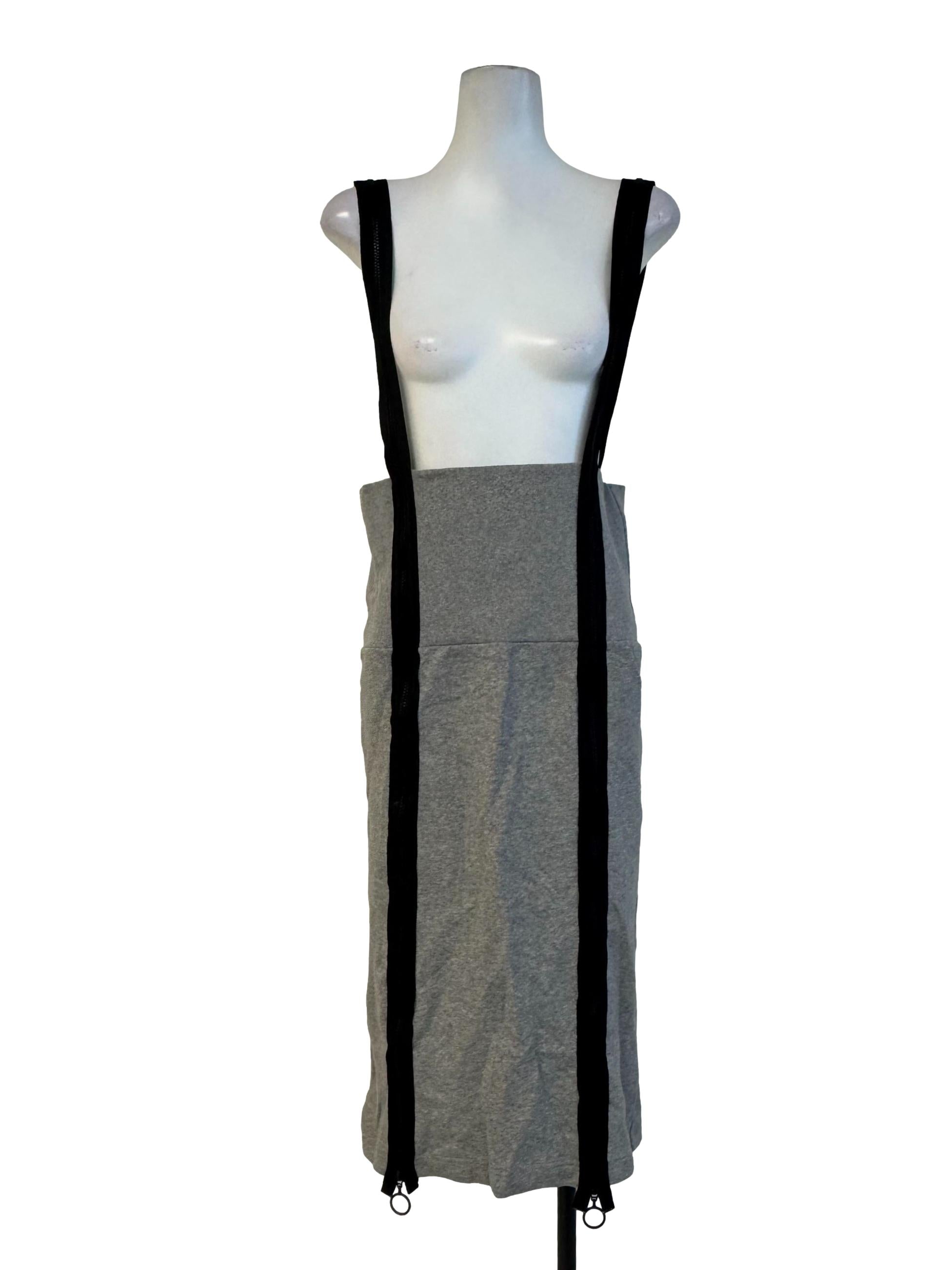 Marl Grey With Zip Ring Dress