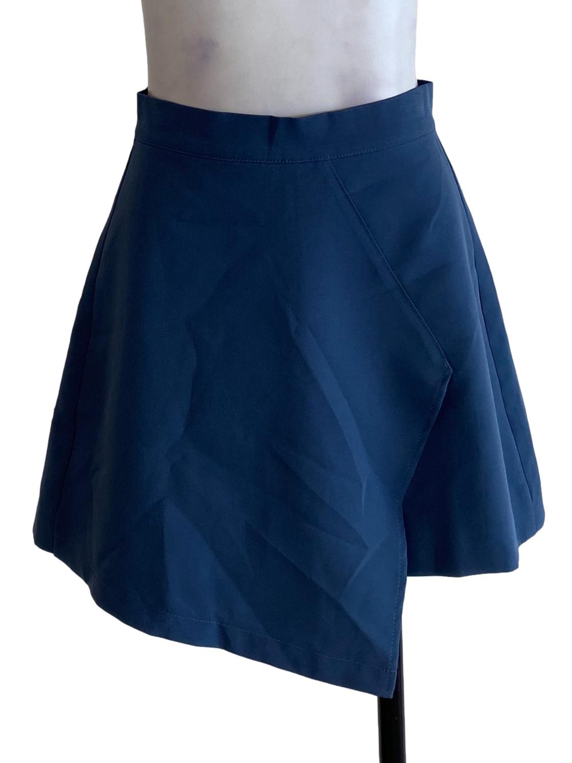 Dusty Blue Flapped Skorts