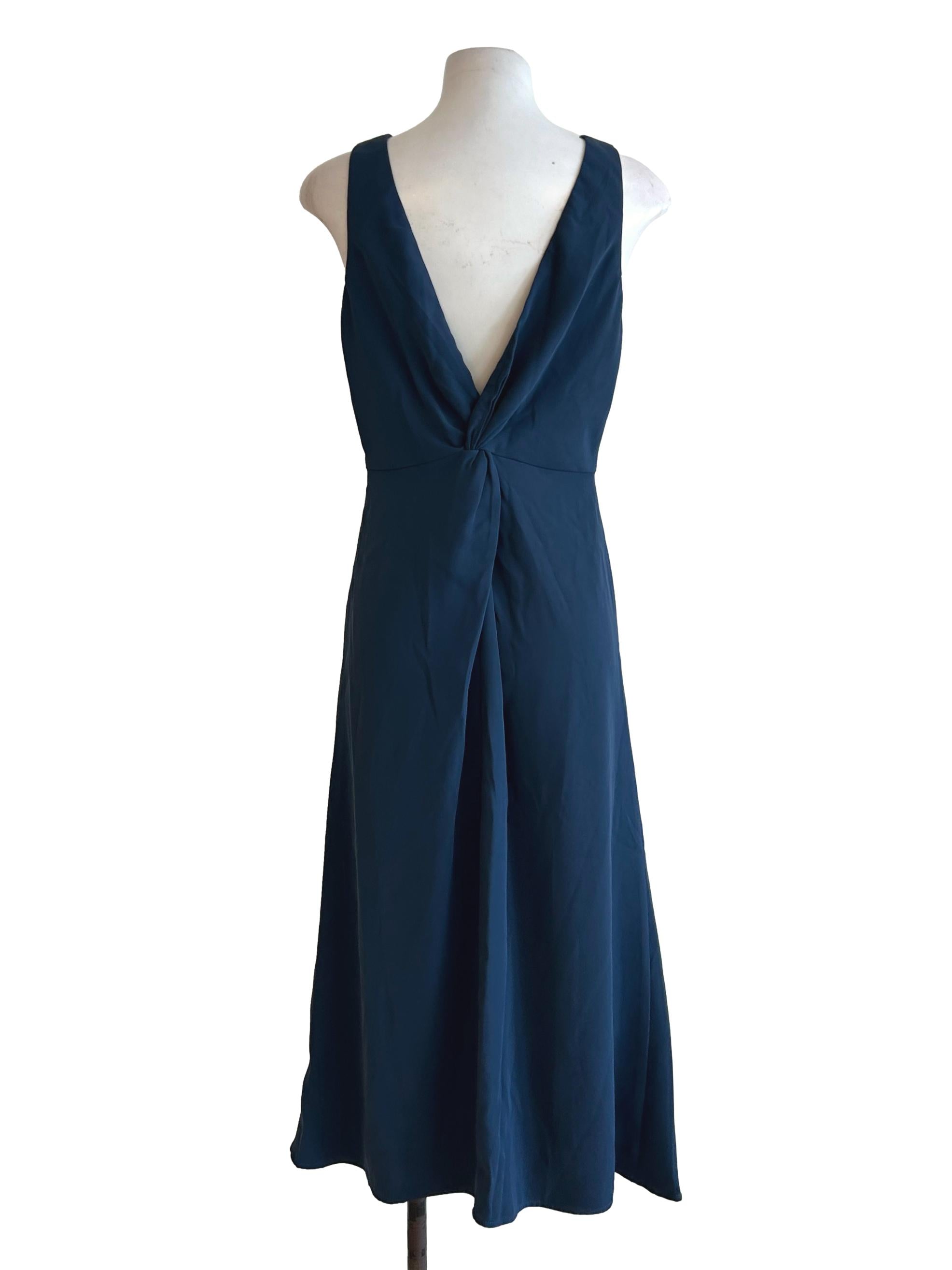 Navy Blue Midi Dress LB