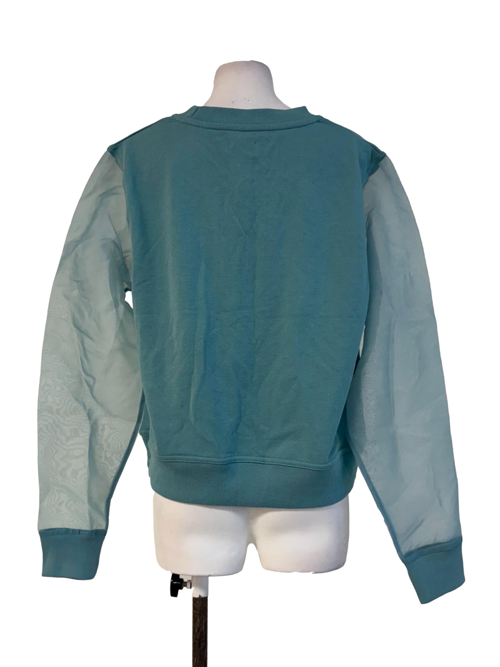 Fade Petrol Shrug Sweatshirt