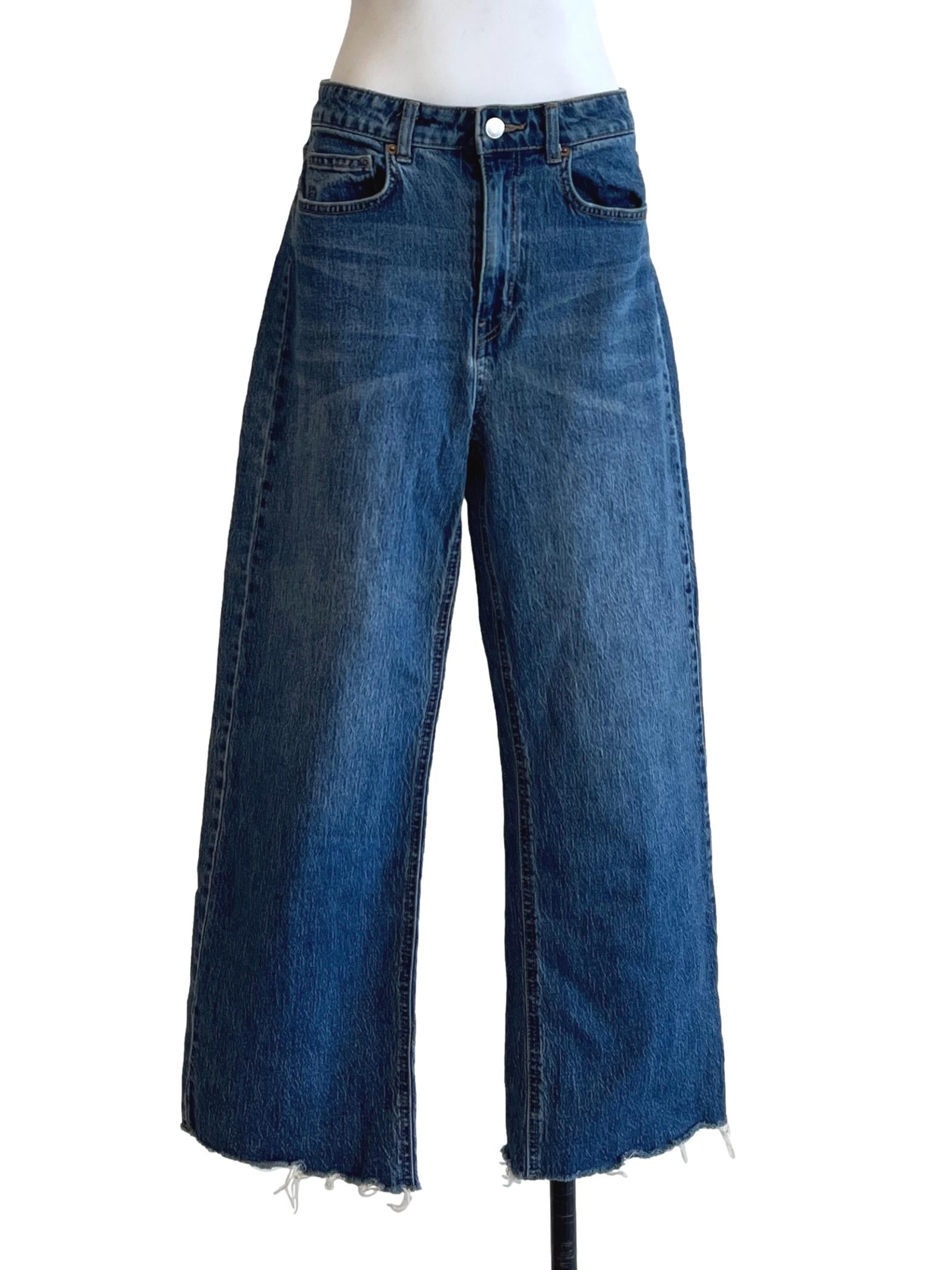 Denim Blue Straight Cut Jeans