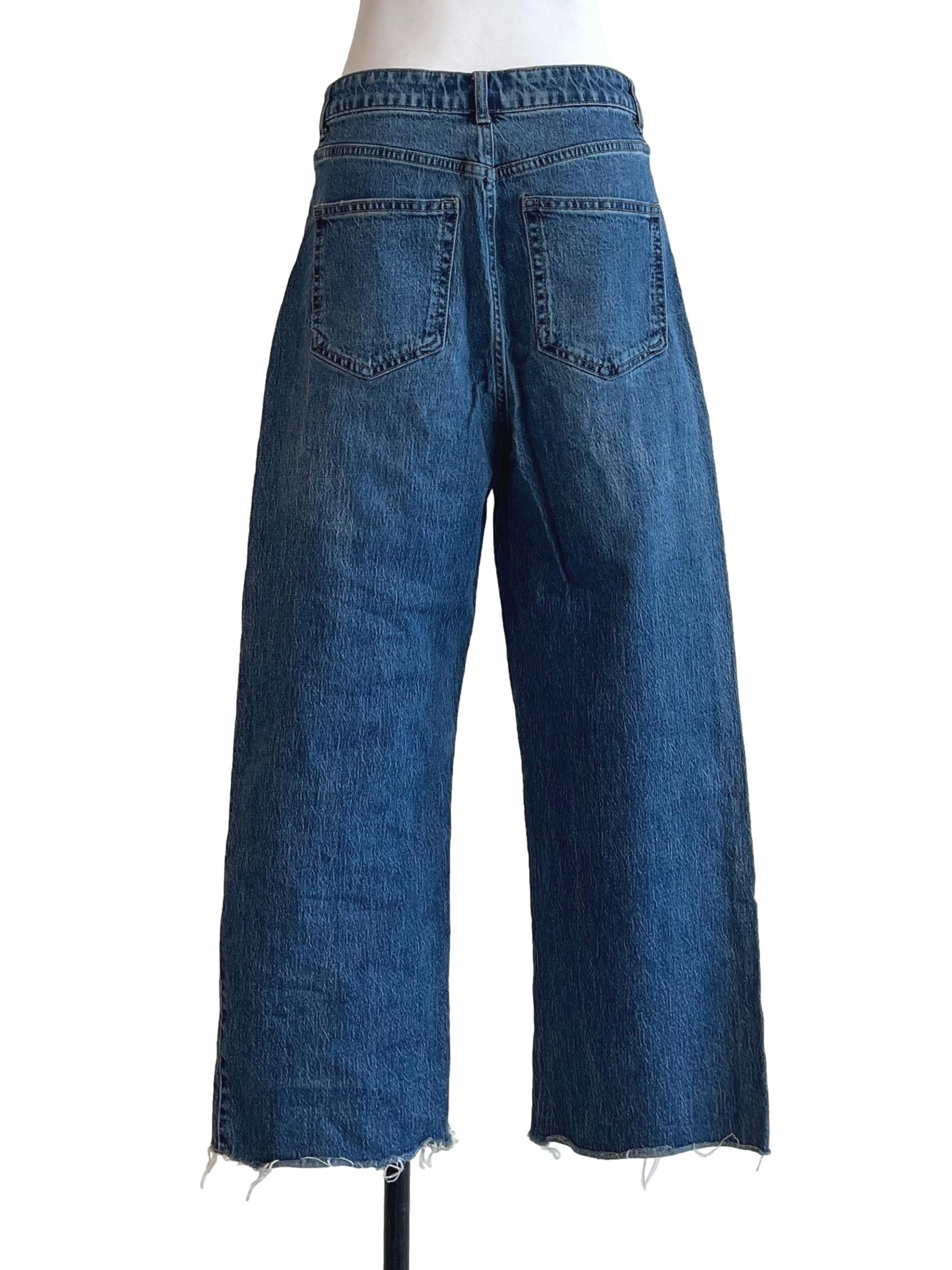 Denim Blue Straight Cut Jeans