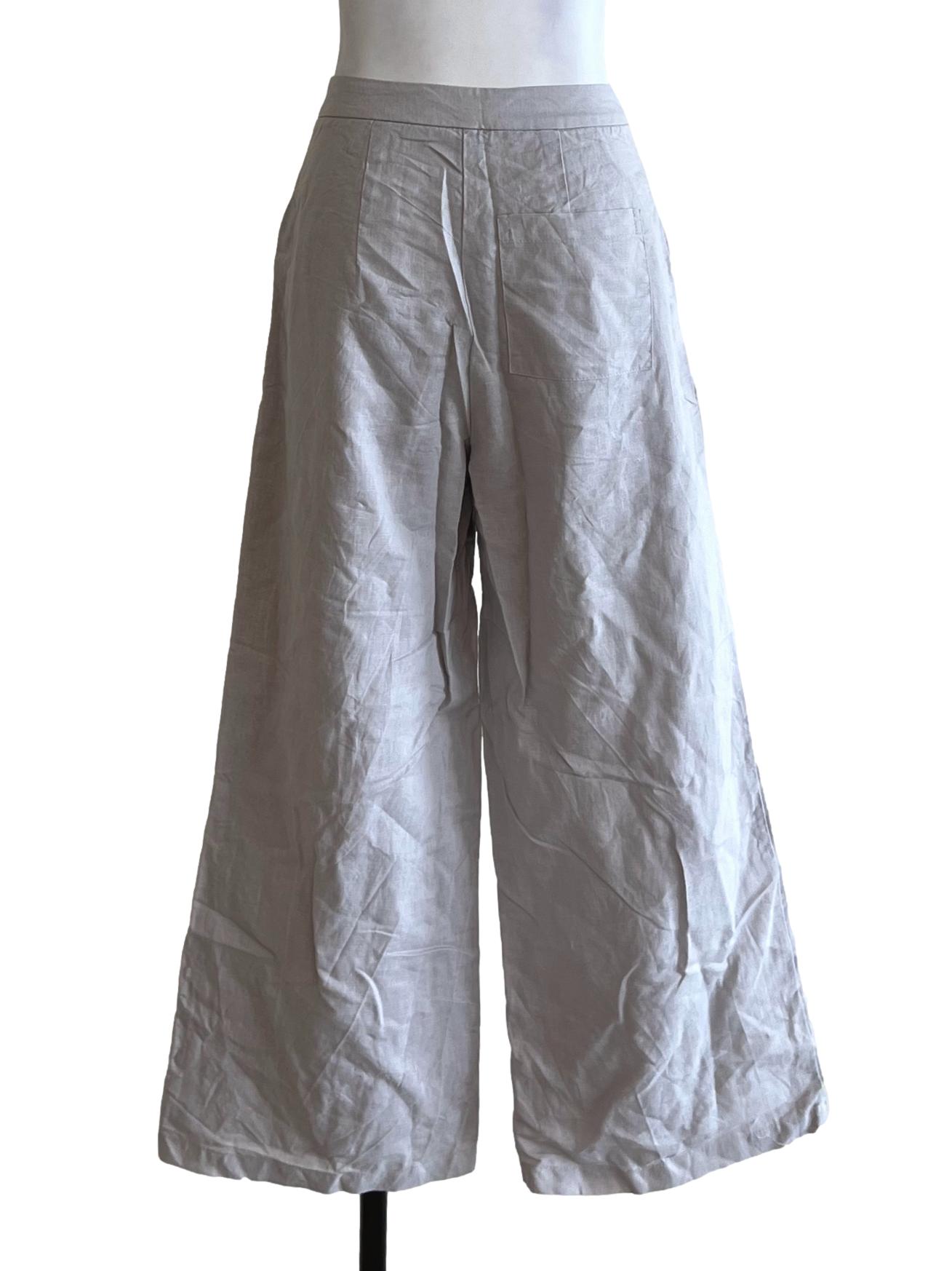 Coin Grey Plain Formal Pants